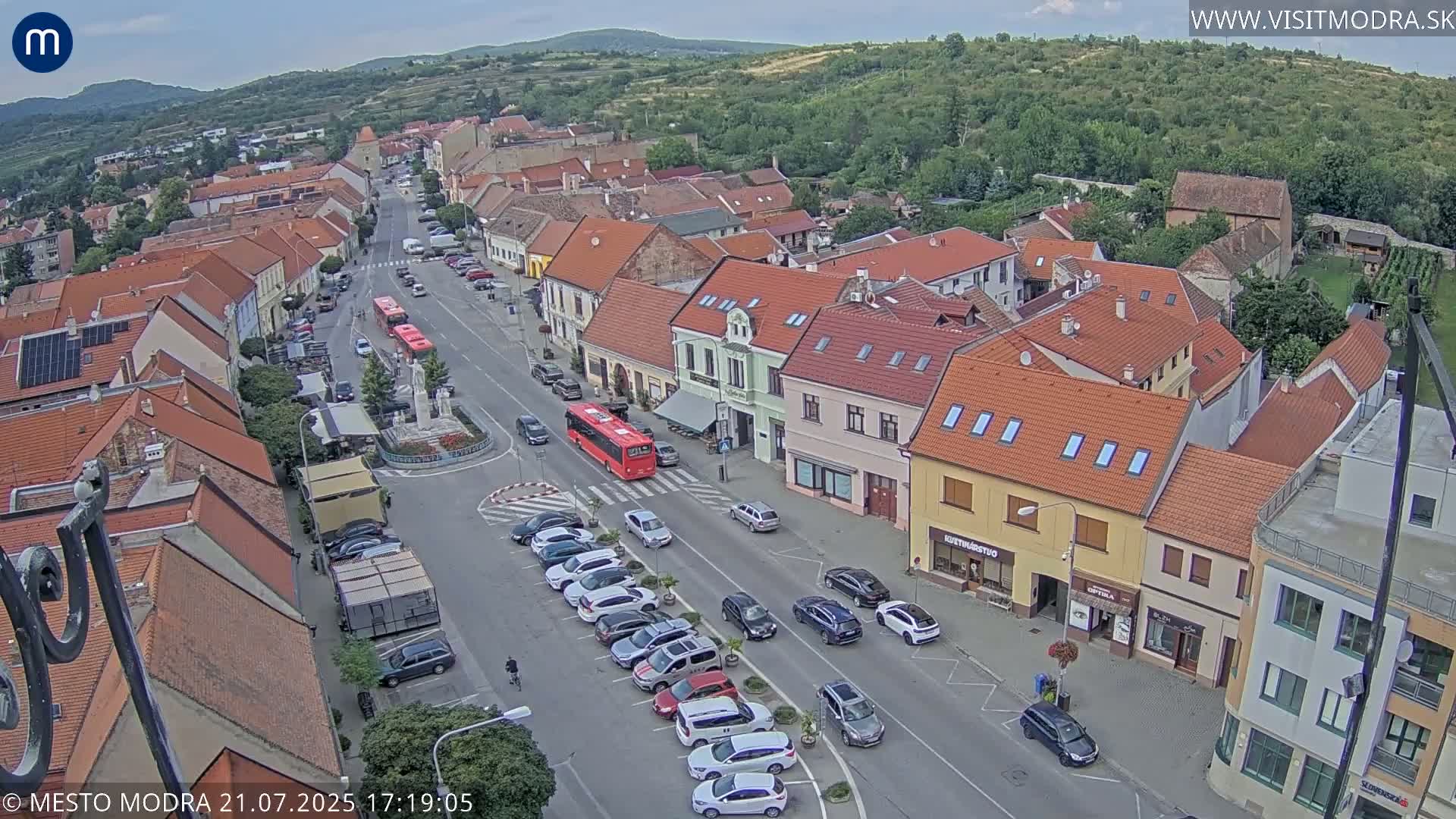 Modra North View Skyline Live Cam - Modra, Okres Pezinok, Bratislava, Slovakia
