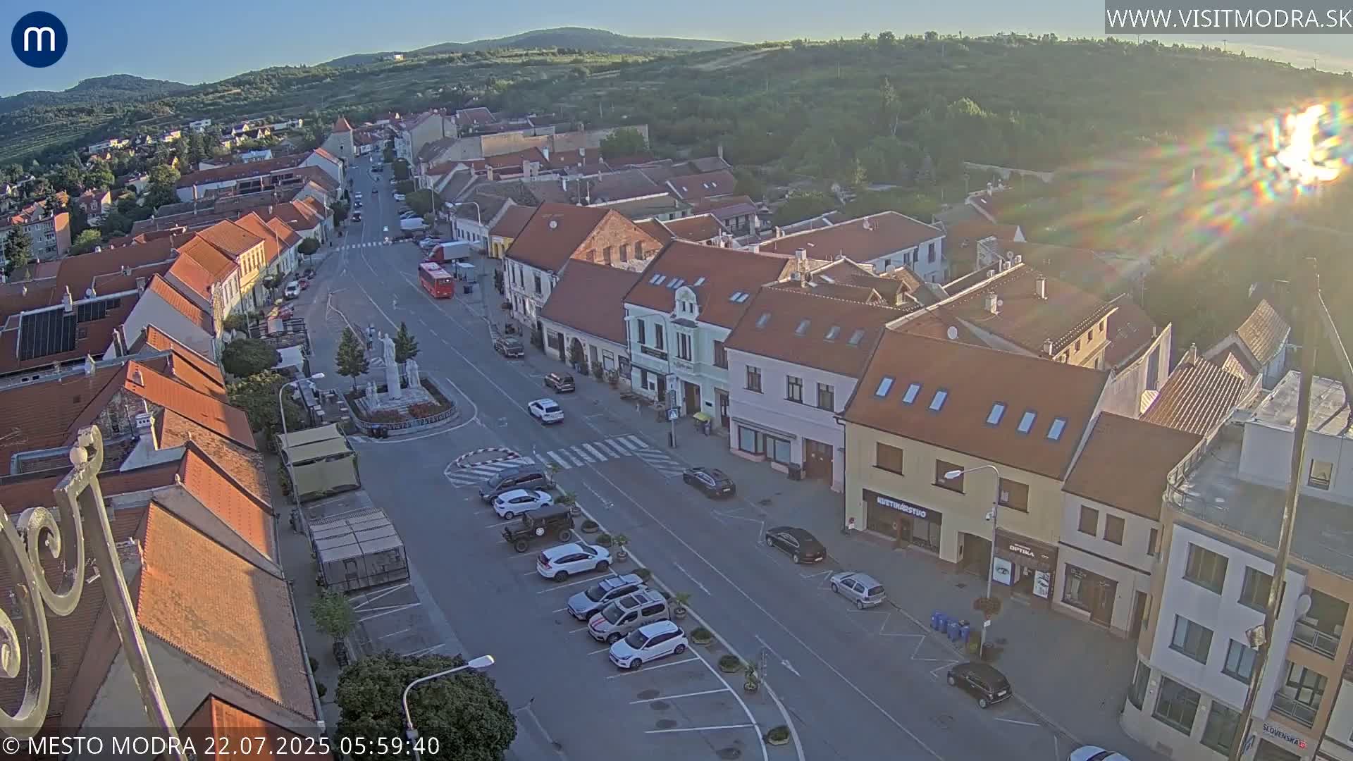 Modra North View Skyline Live Cam - Modra, Okres Pezinok, Bratislava, Slovakia