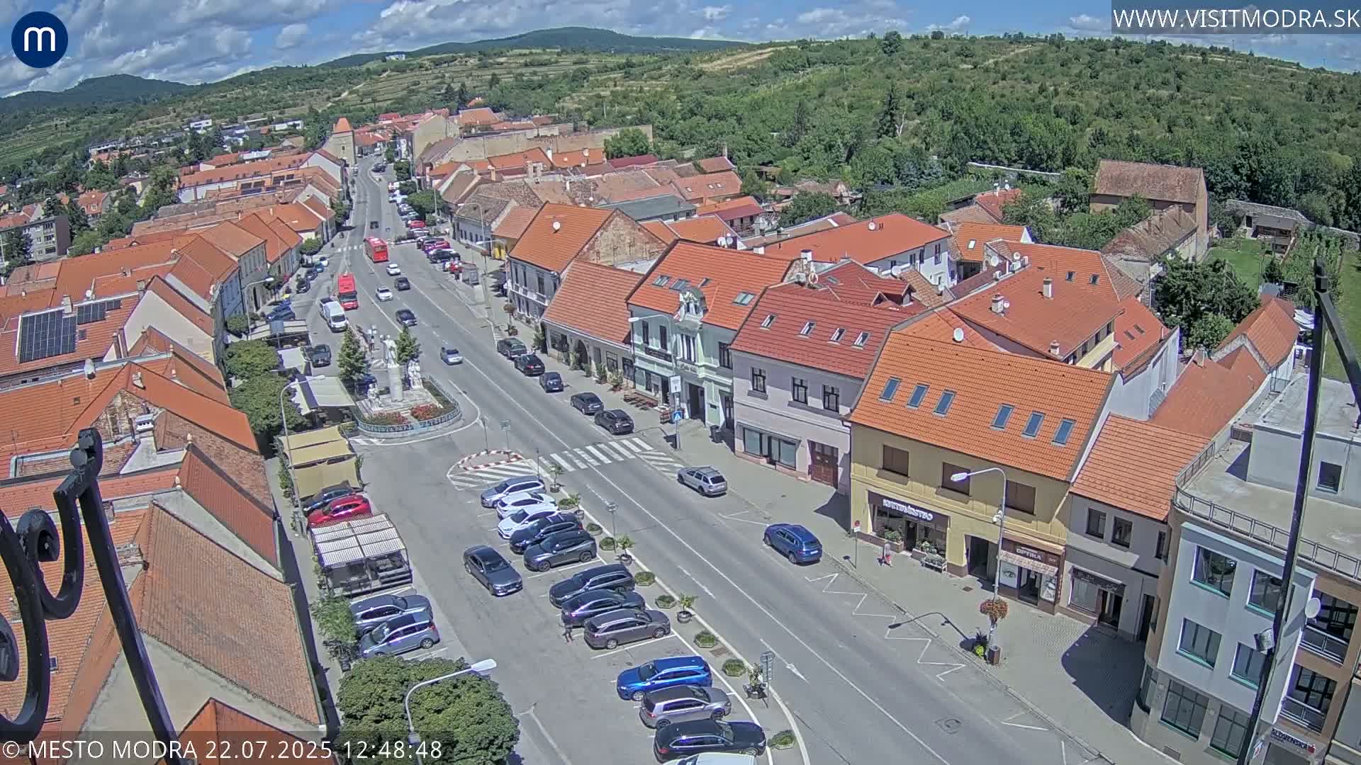 Modra North View Skyline Live Cam - Modra, Okres Pezinok, Bratislava, Slovakia