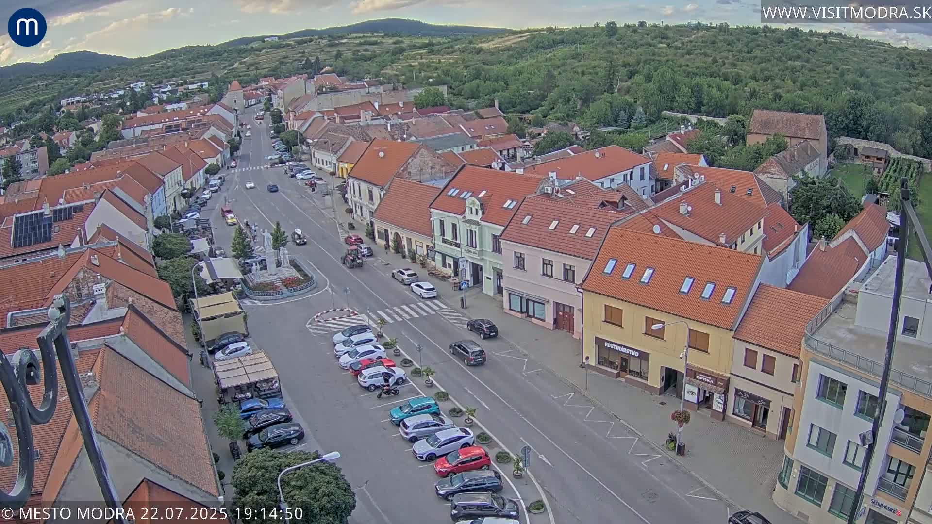 Modra North View Skyline Live Cam - Modra, Okres Pezinok, Bratislava, Slovakia
