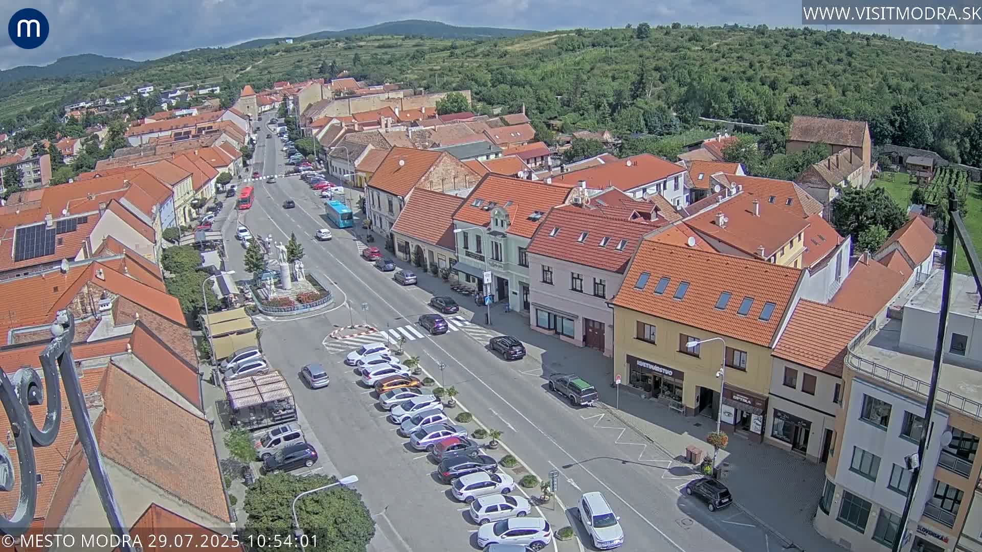 Modra North View Skyline Live Cam - Modra, Okres Pezinok, Bratislava, Slovakia