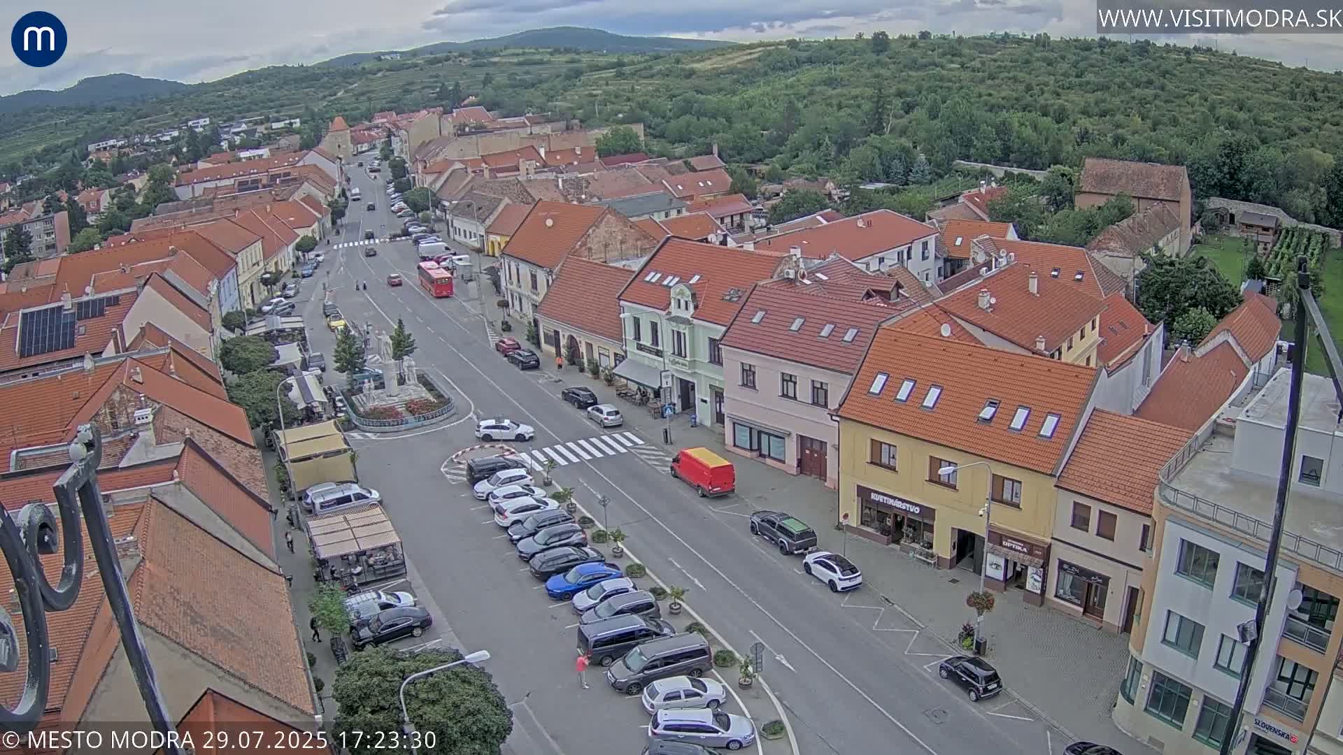 Modra North View Skyline Live Cam - Modra, Okres Pezinok, Bratislava, Slovakia