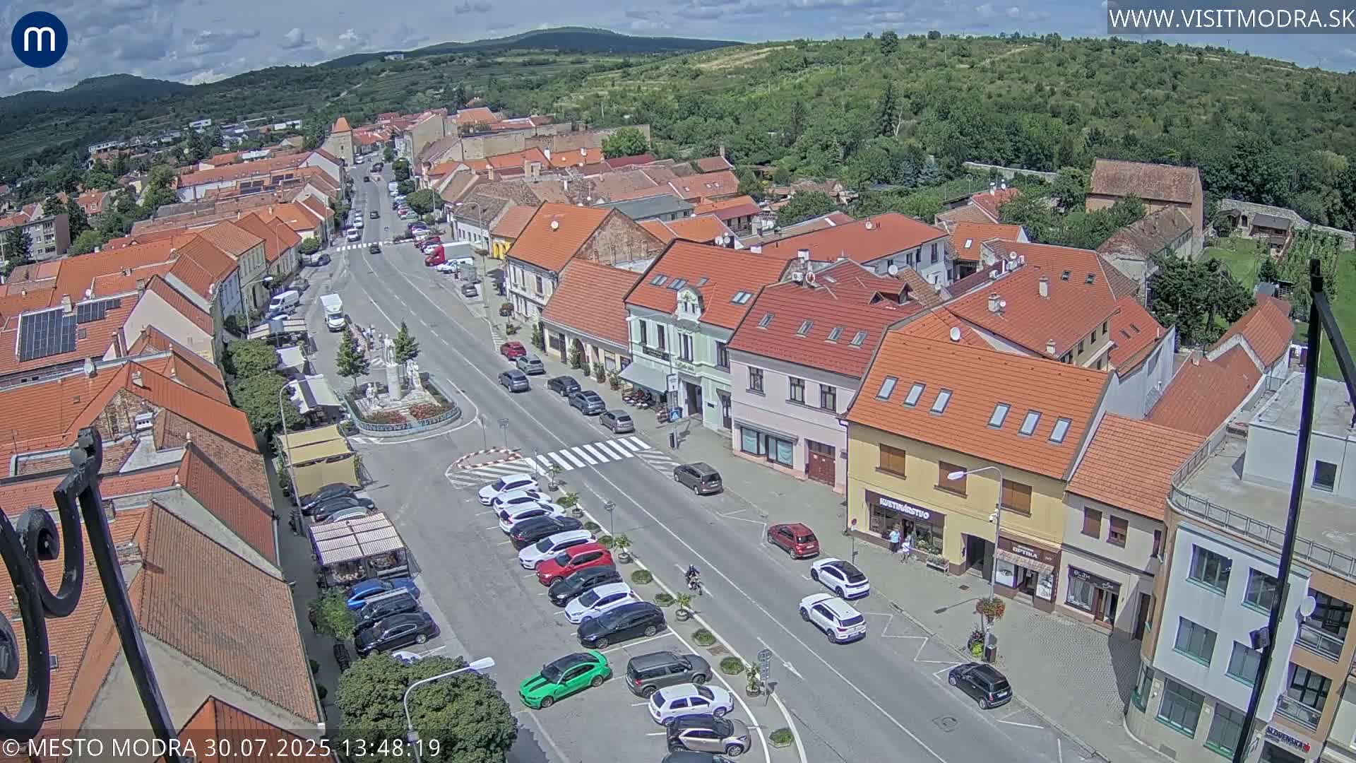 Modra North View Skyline Live Cam - Modra, Okres Pezinok, Bratislava, Slovakia