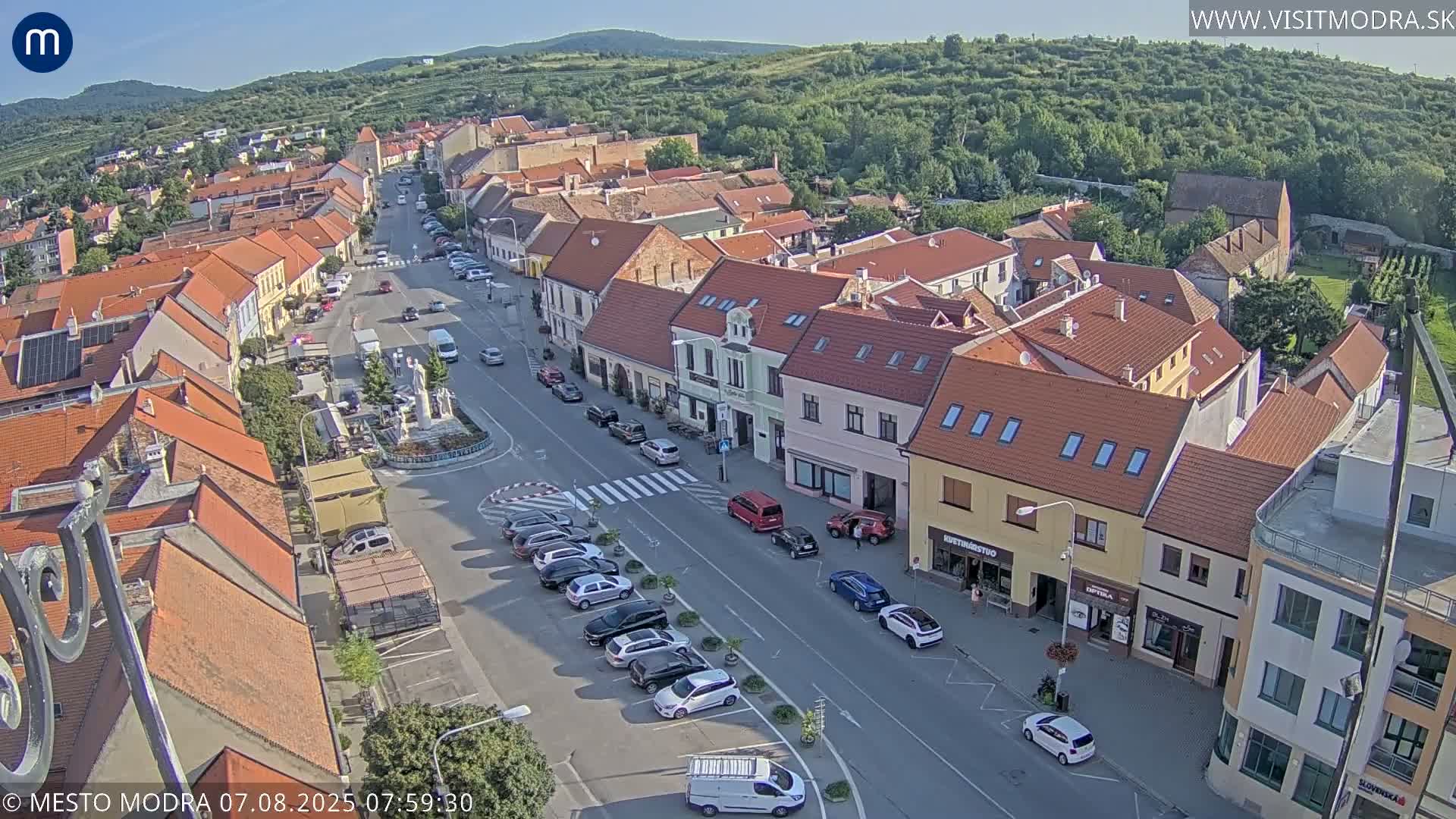Modra North View Skyline Live Cam - Modra, Okres Pezinok, Bratislava, Slovakia