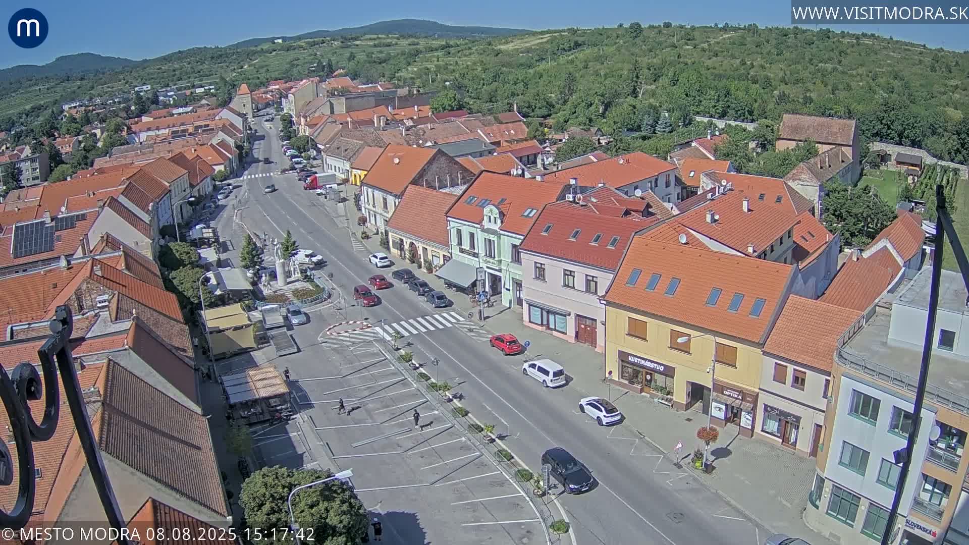 Modra North View Skyline Live Cam - Modra, Okres Pezinok, Bratislava, Slovakia