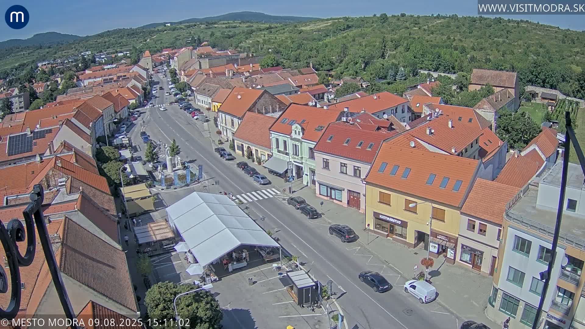 Modra North View Skyline Live Cam - Modra, Okres Pezinok, Bratislava, Slovakia