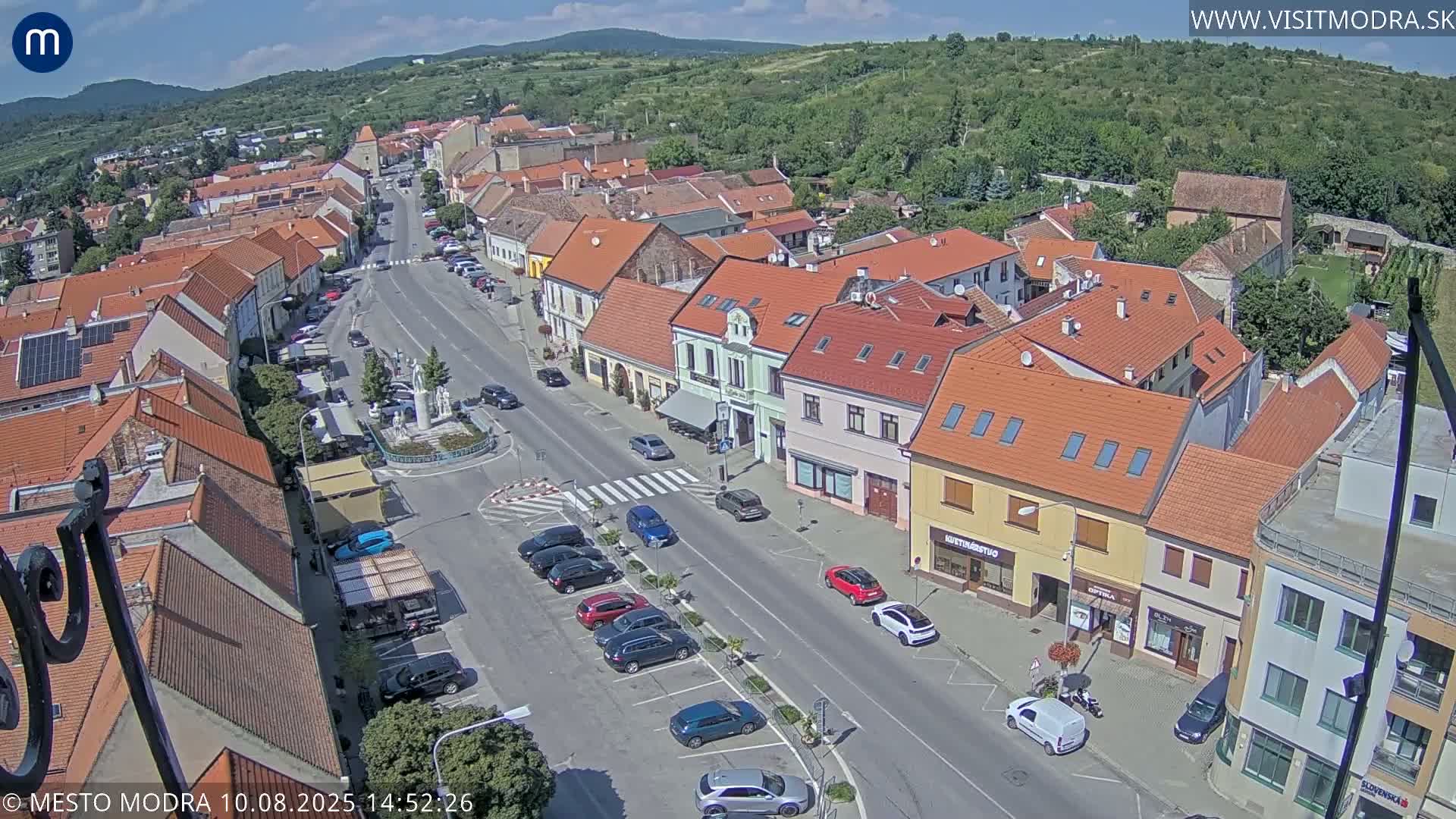 Modra North View Skyline Live Cam - Modra, Okres Pezinok, Bratislava, Slovakia