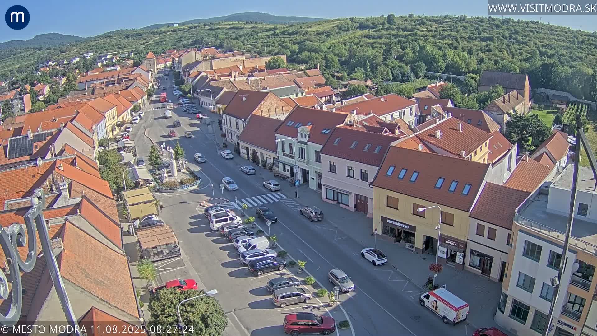 Modra North View Skyline Live Cam - Modra, Okres Pezinok, Bratislava, Slovakia