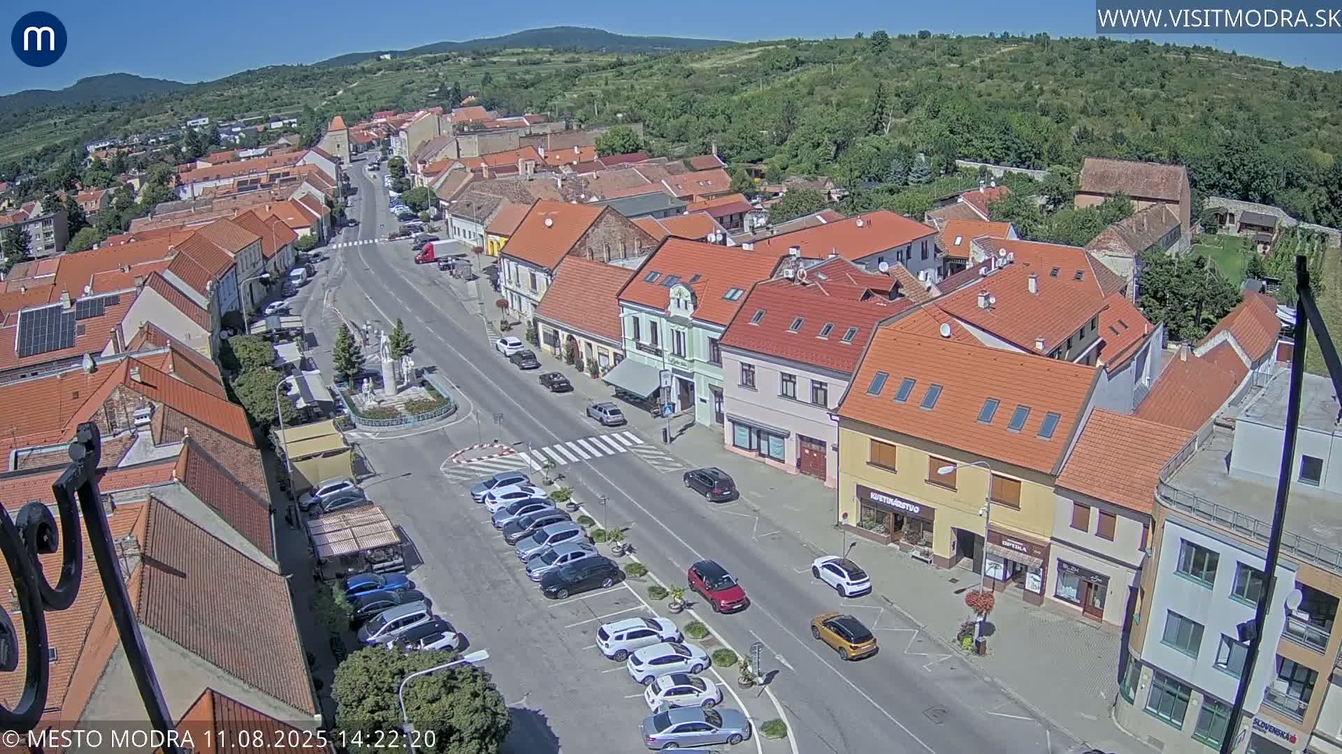 Modra North View Skyline Live Cam - Modra, Okres Pezinok, Bratislava, Slovakia