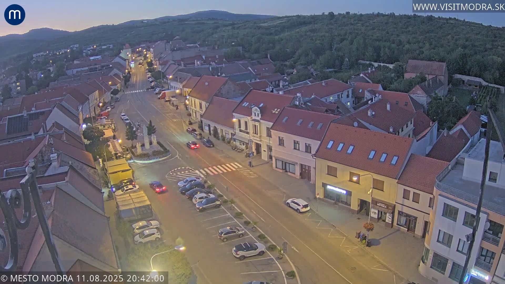 Modra North View Skyline Live Cam - Modra, Okres Pezinok, Bratislava, Slovakia
