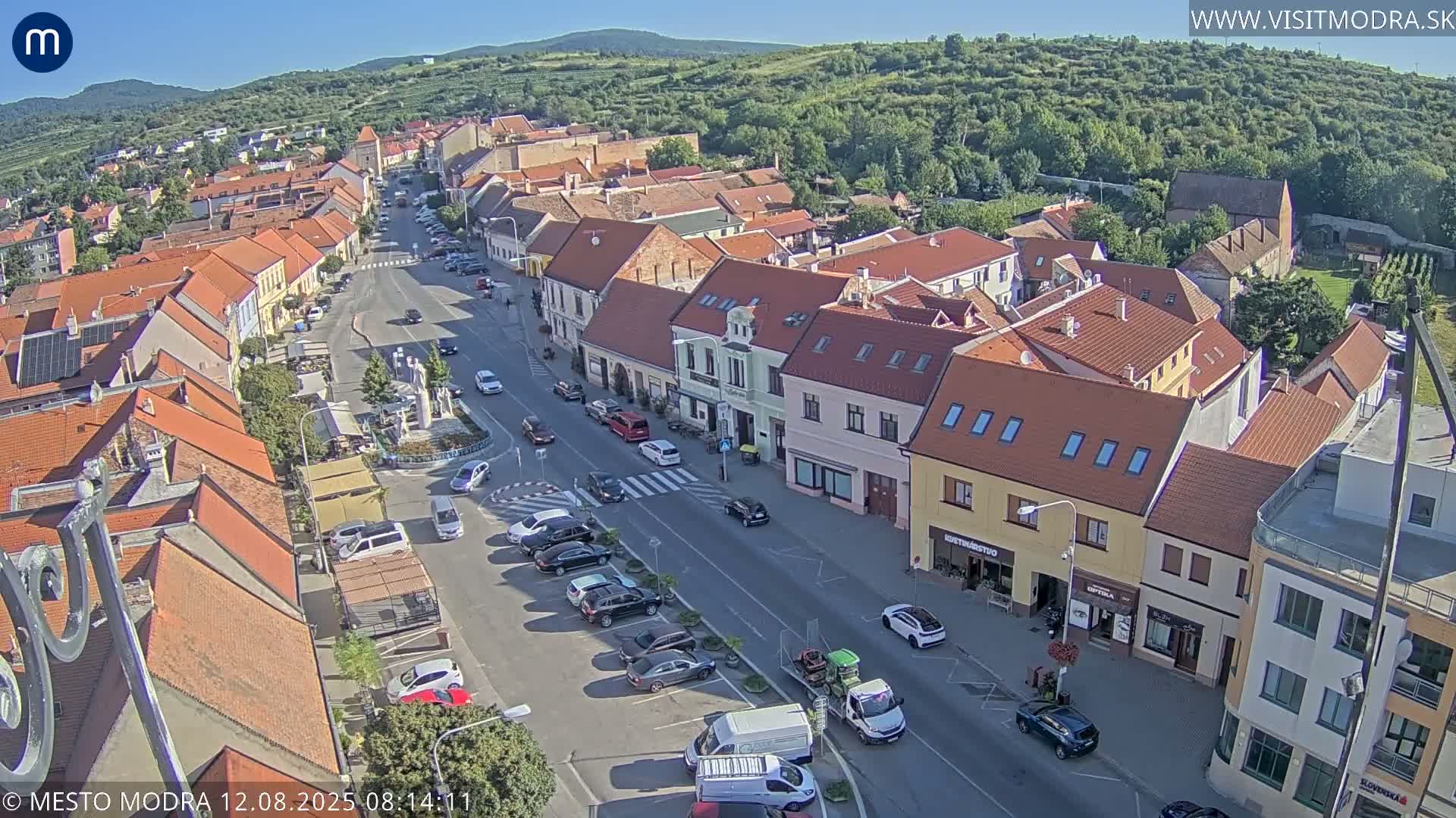 Modra North View Skyline Live Cam - Modra, Okres Pezinok, Bratislava, Slovakia