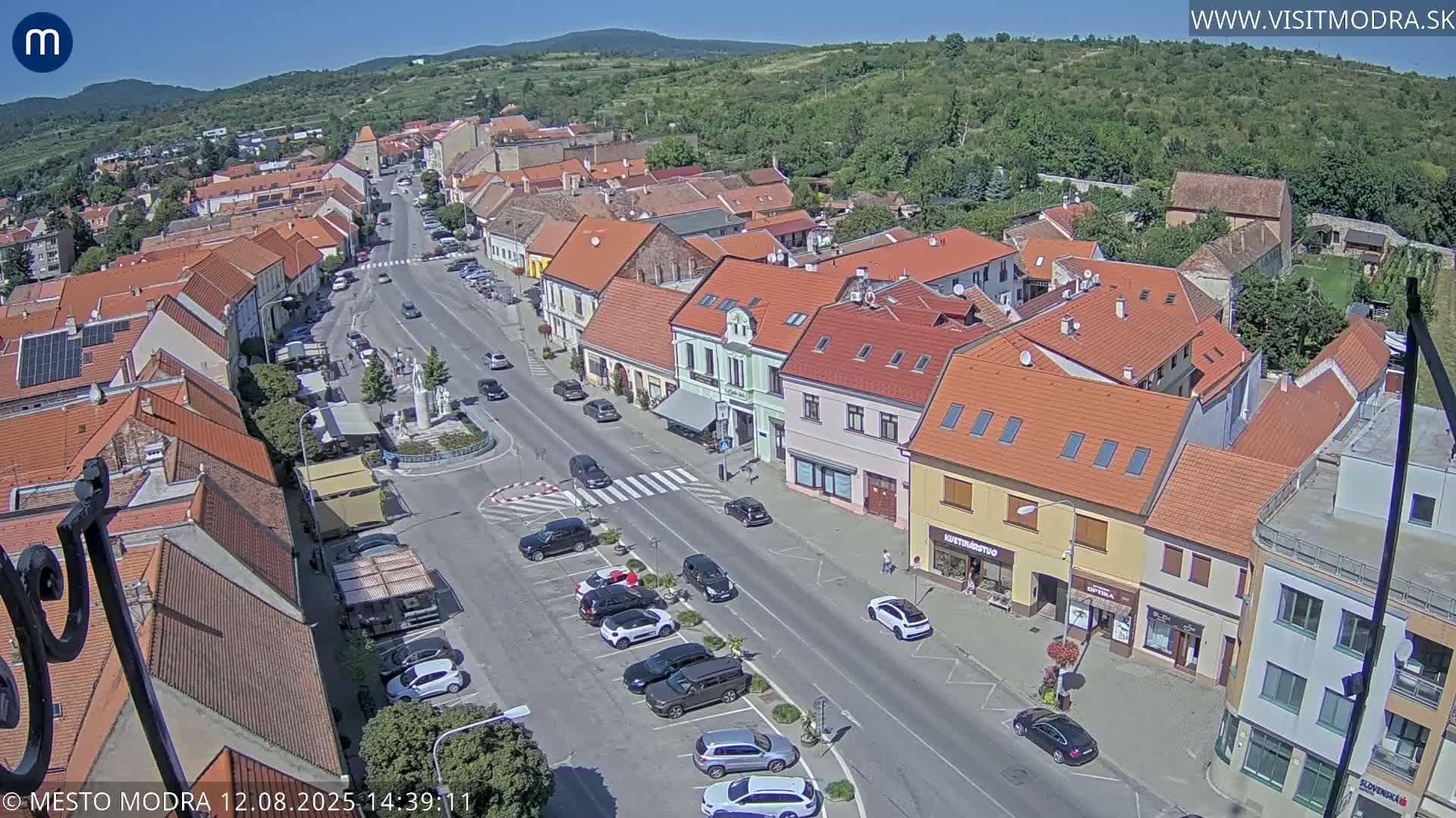 Modra North View Skyline Live Cam - Modra, Okres Pezinok, Bratislava, Slovakia