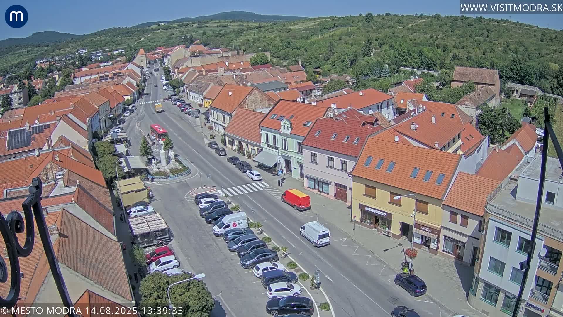 Modra North View Skyline Live Cam - Modra, Okres Pezinok, Bratislava, Slovakia