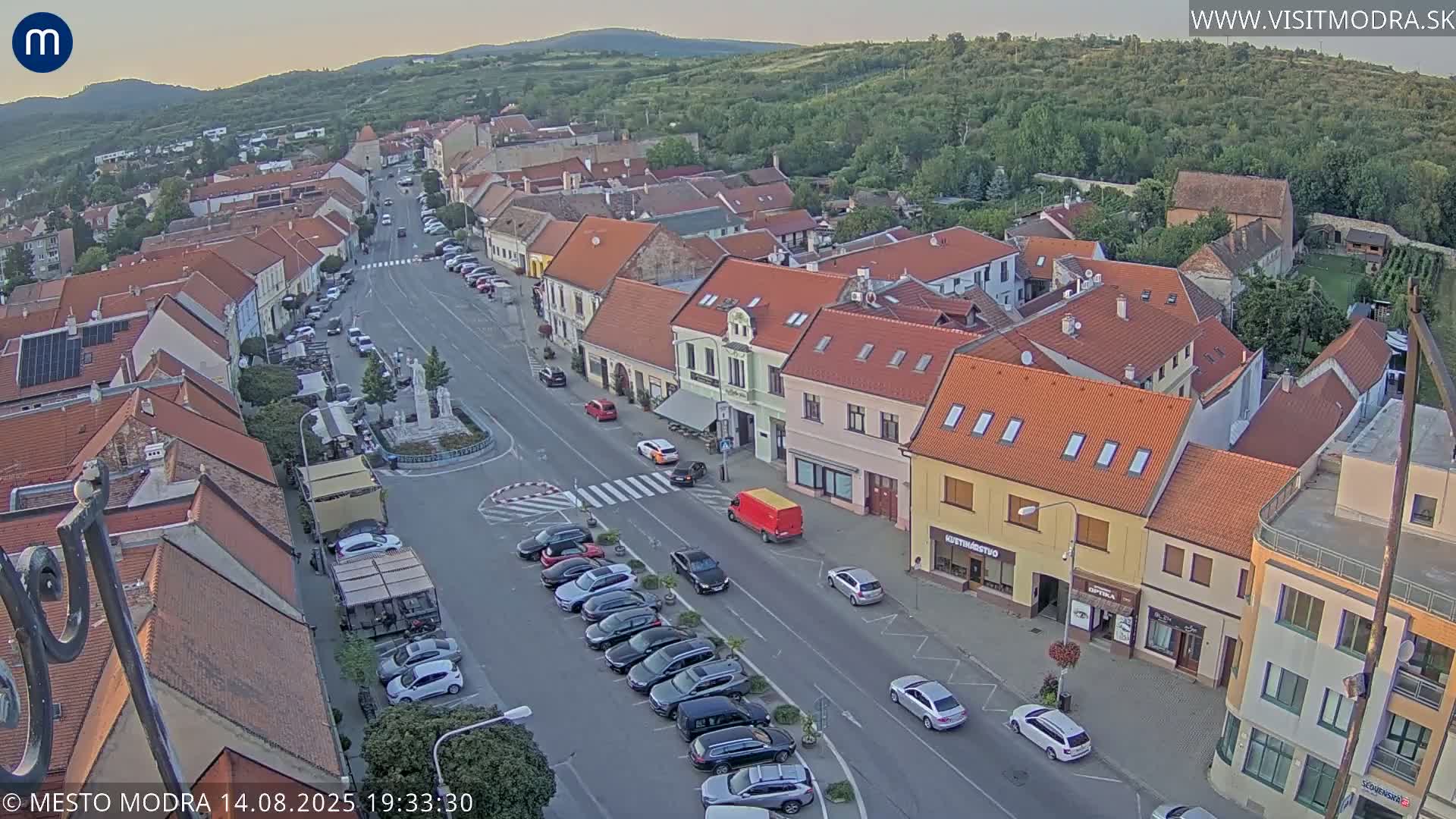 Modra North View Skyline Live Cam - Modra, Okres Pezinok, Bratislava, Slovakia