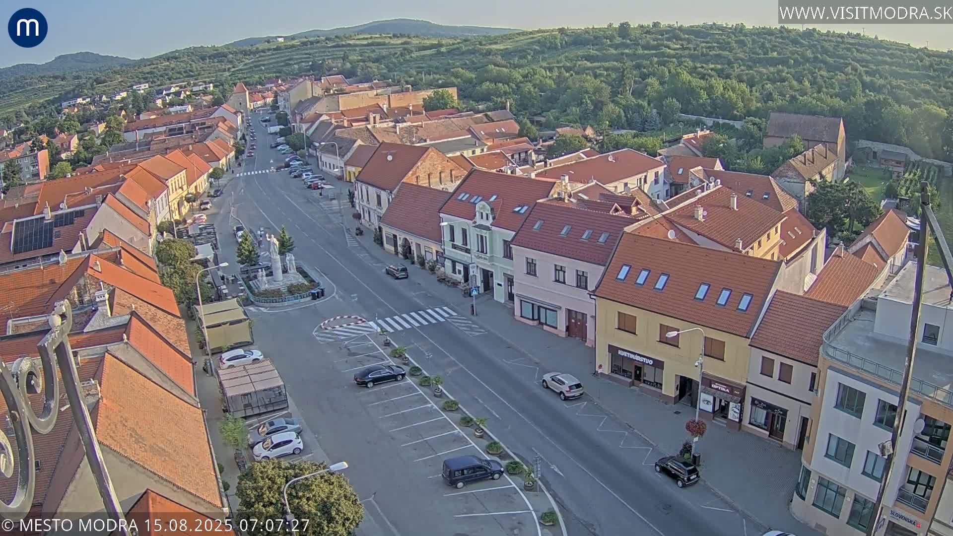 Modra North View Skyline Live Cam - Modra, Okres Pezinok, Bratislava, Slovakia