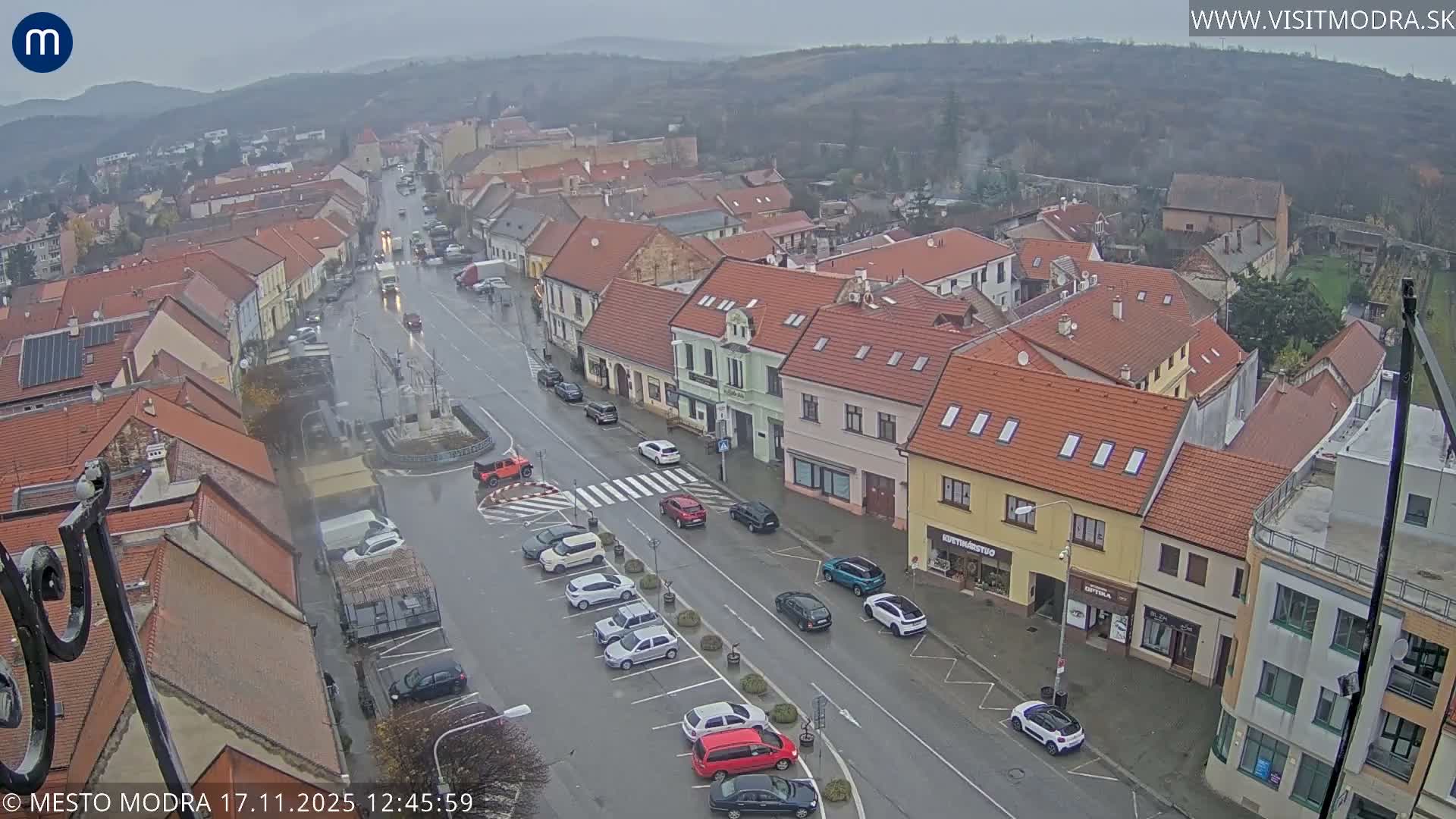 Modra North View Skyline Live Cam - Modra, Okres Pezinok, Bratislava, Slovakia