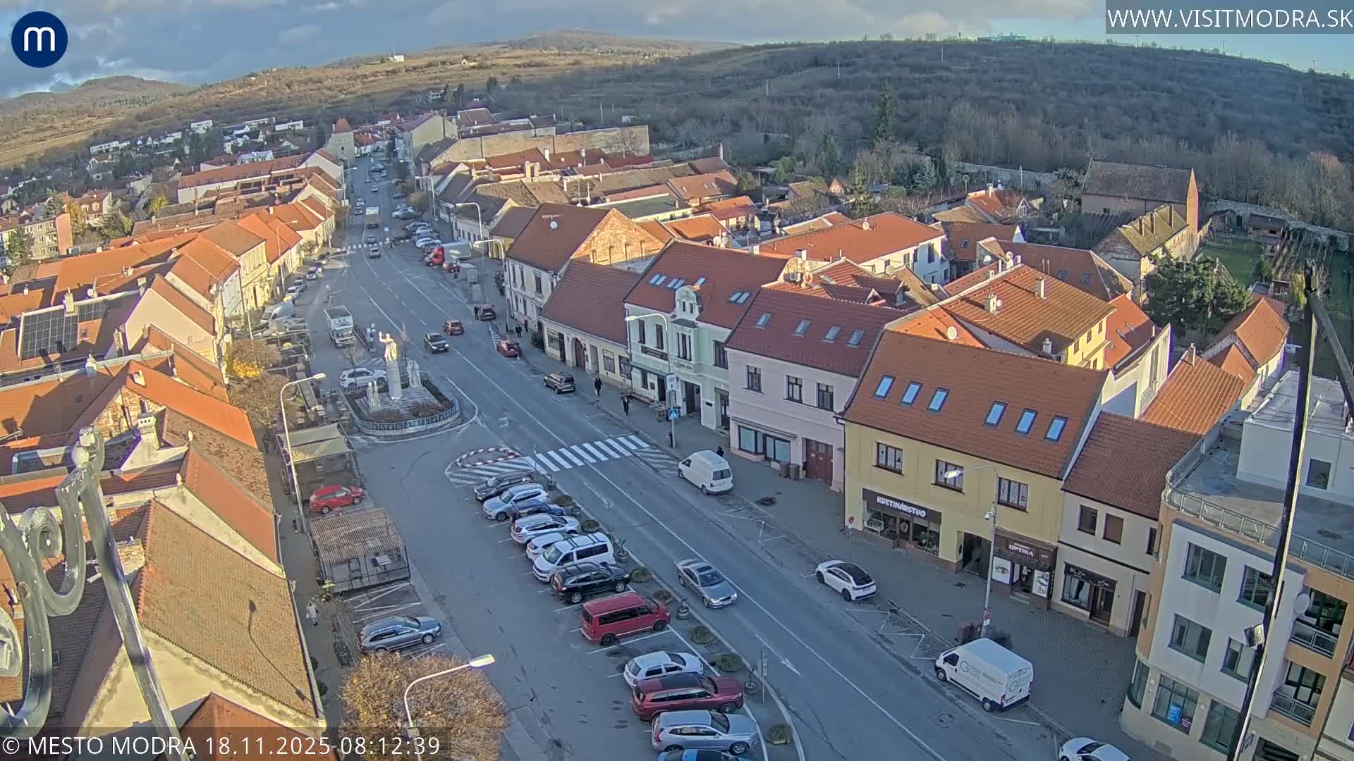 Modra North View Skyline Live Cam - Modra, Okres Pezinok, Bratislava, Slovakia
