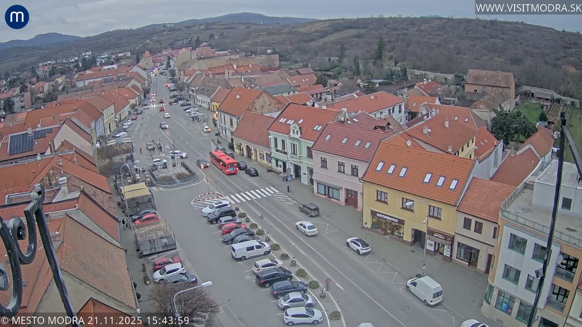 Modra North View Skyline Live Cam - Modra, Okres Pezinok, Bratislava, Slovakia