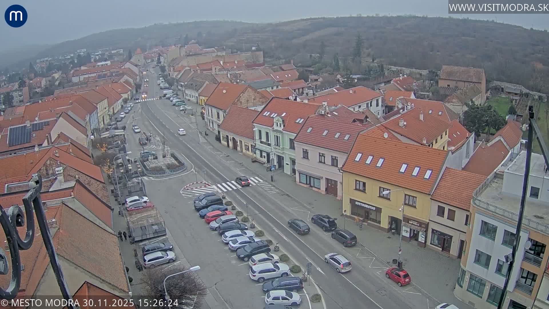 Modra North View Skyline Live Cam - Modra, Okres Pezinok, Bratislava, Slovakia