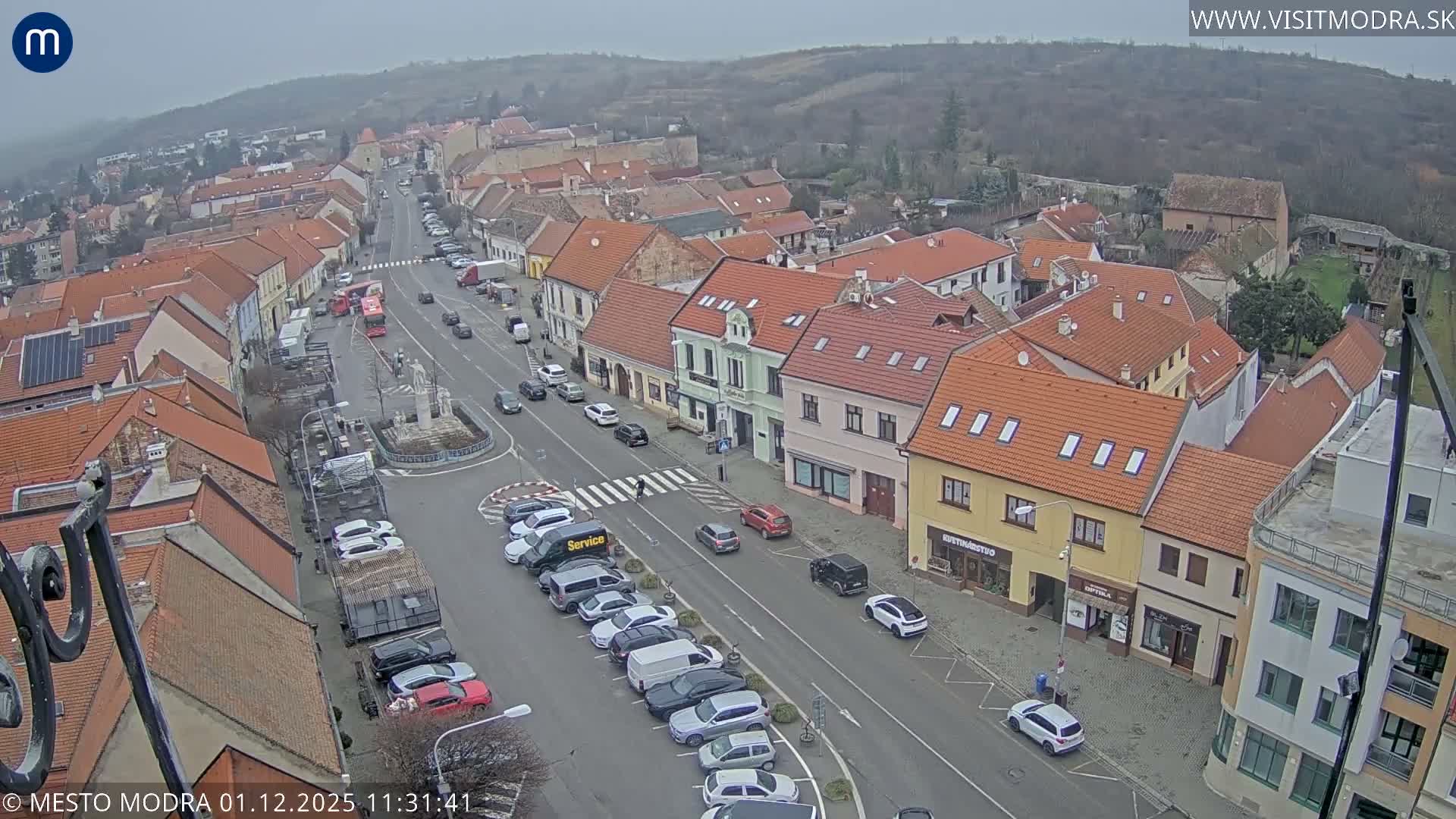 Modra North View Skyline Live Cam - Modra, Okres Pezinok, Bratislava, Slovakia