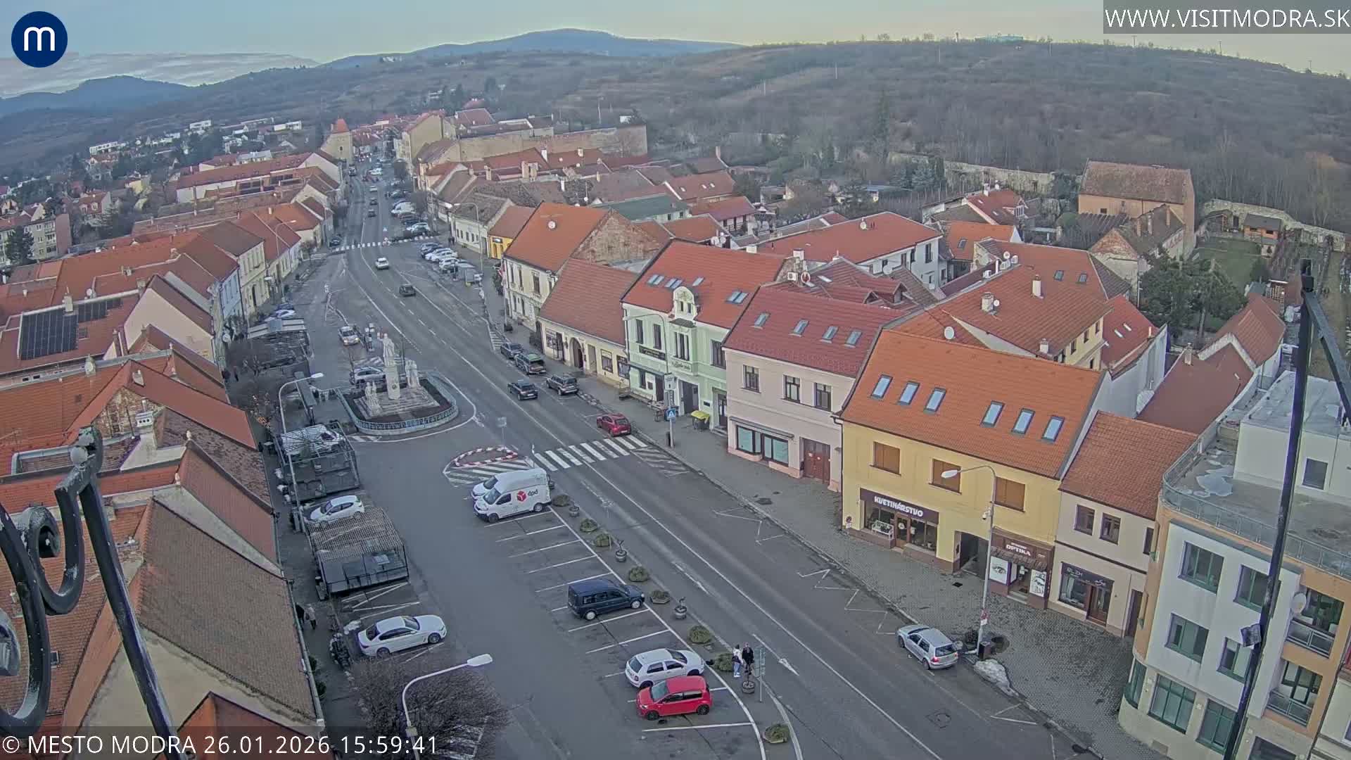 Modra North View Skyline Live Cam - Modra, Okres Pezinok, Bratislava, Slovakia