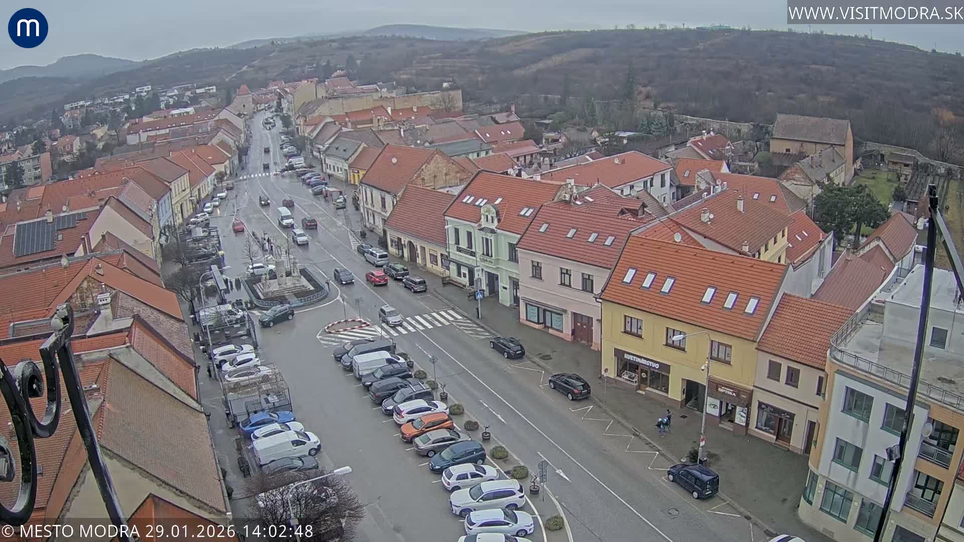 Modra North View Skyline Live Cam - Modra, Okres Pezinok, Bratislava, Slovakia