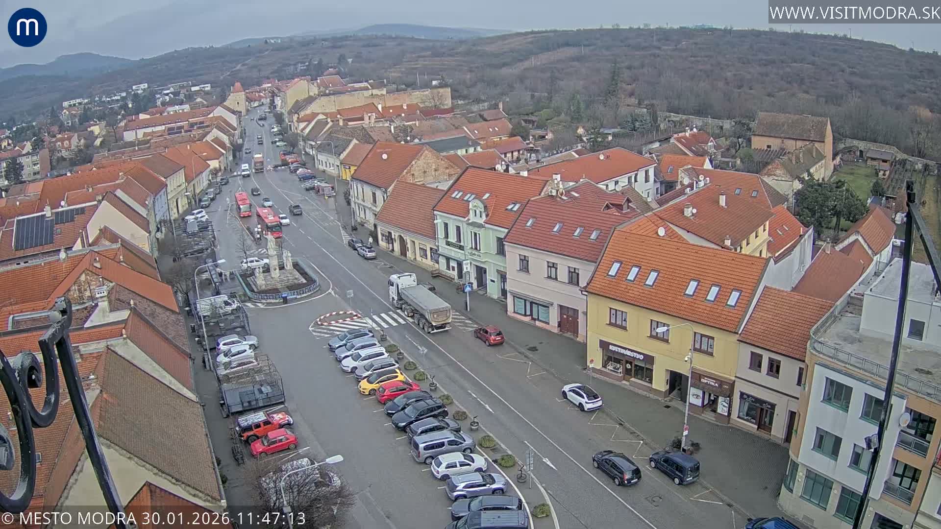 Modra North View Skyline Live Cam - Modra, Okres Pezinok, Bratislava, Slovakia