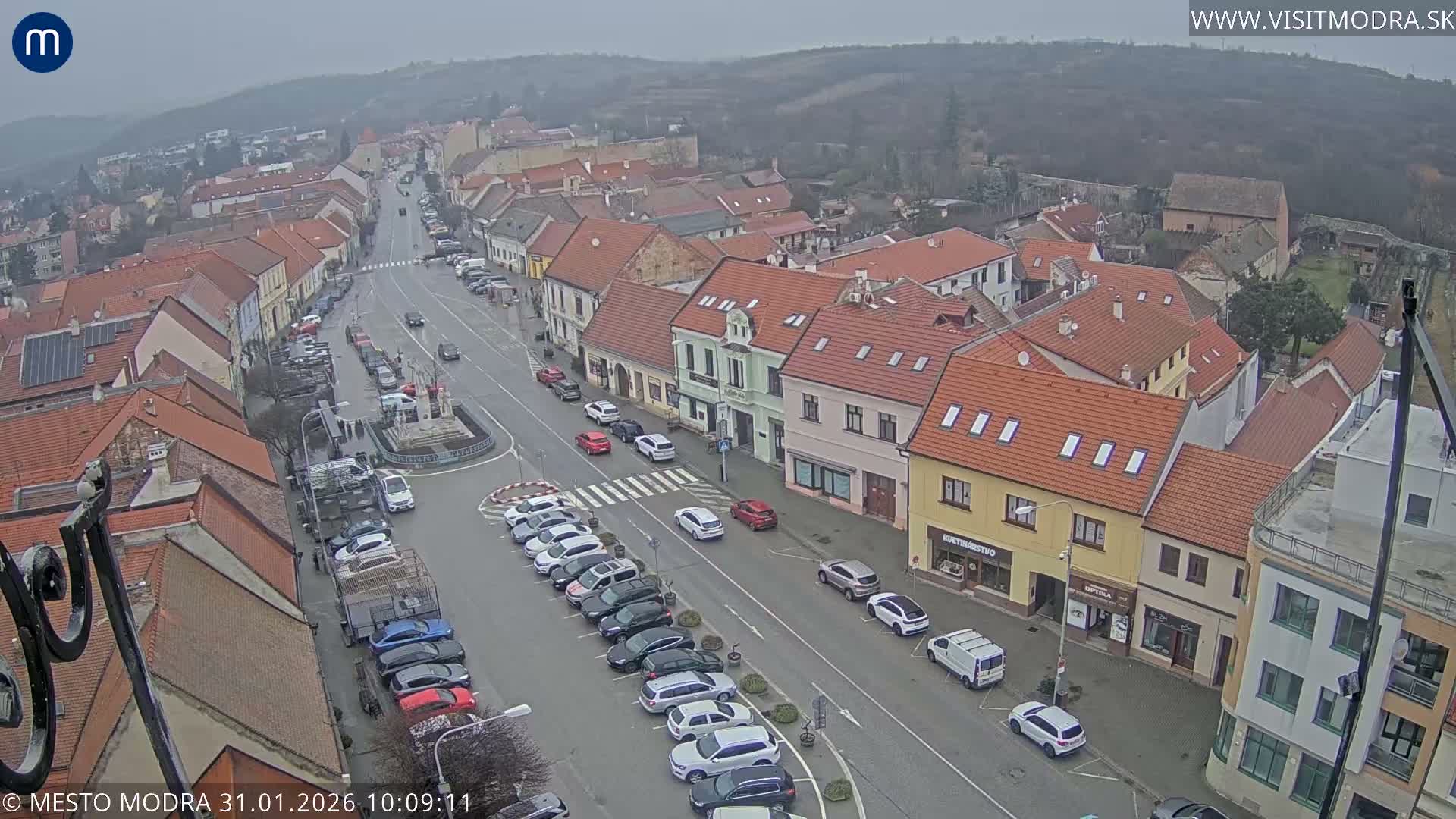 Modra North View Skyline Live Cam - Modra, Okres Pezinok, Bratislava, Slovakia