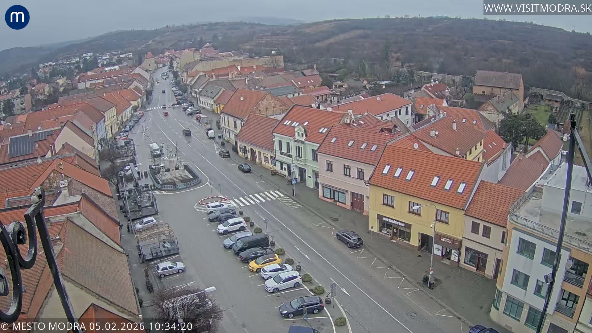Modra North View Skyline Live Cam - Modra, Okres Pezinok, Bratislava, Slovakia
