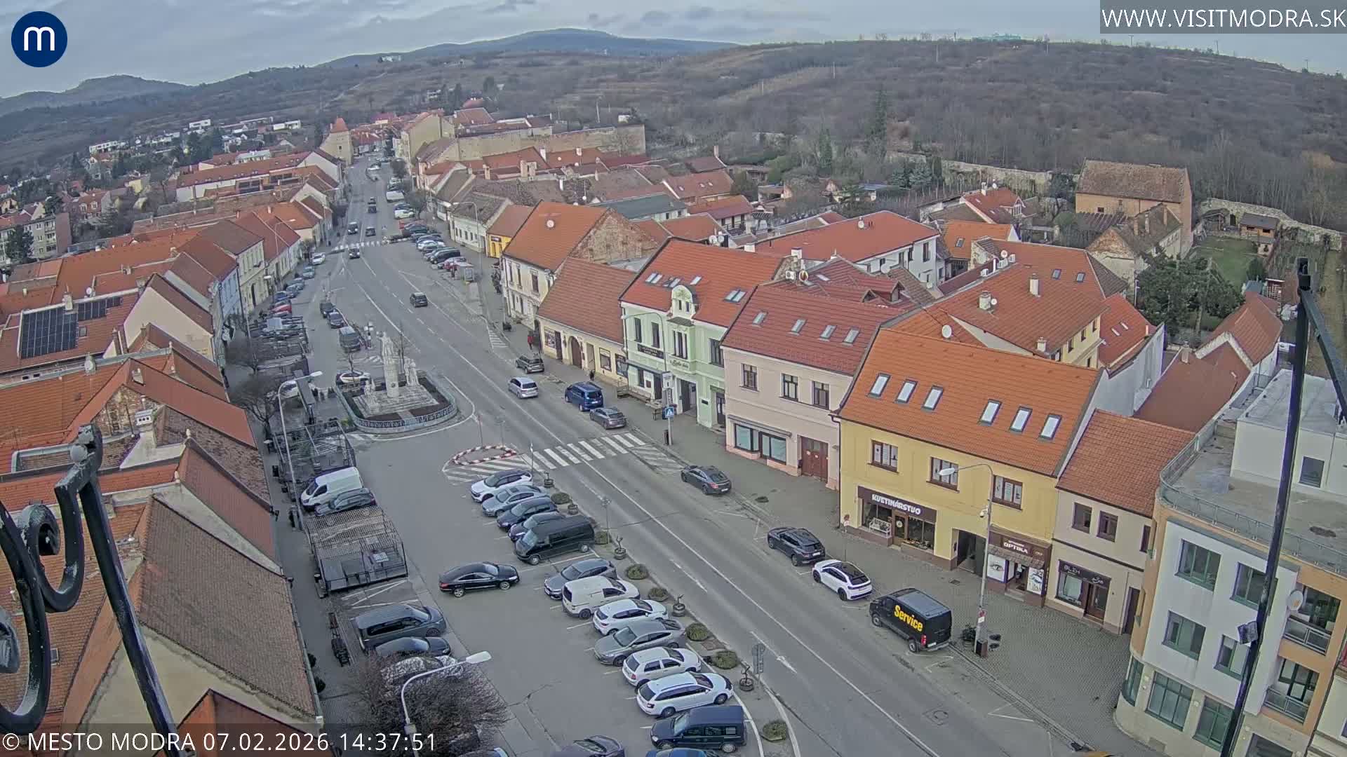 Modra North View Skyline Live Cam - Modra, Okres Pezinok, Bratislava, Slovakia