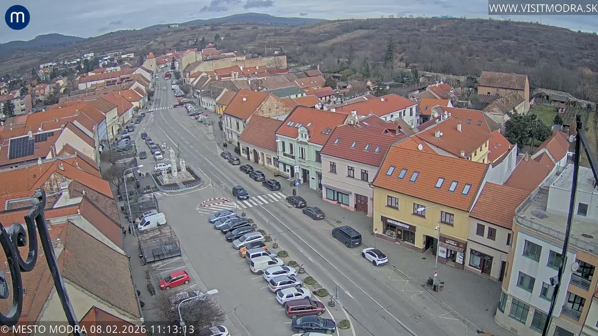 Modra North View Skyline Live Cam - Modra, Okres Pezinok, Bratislava, Slovakia