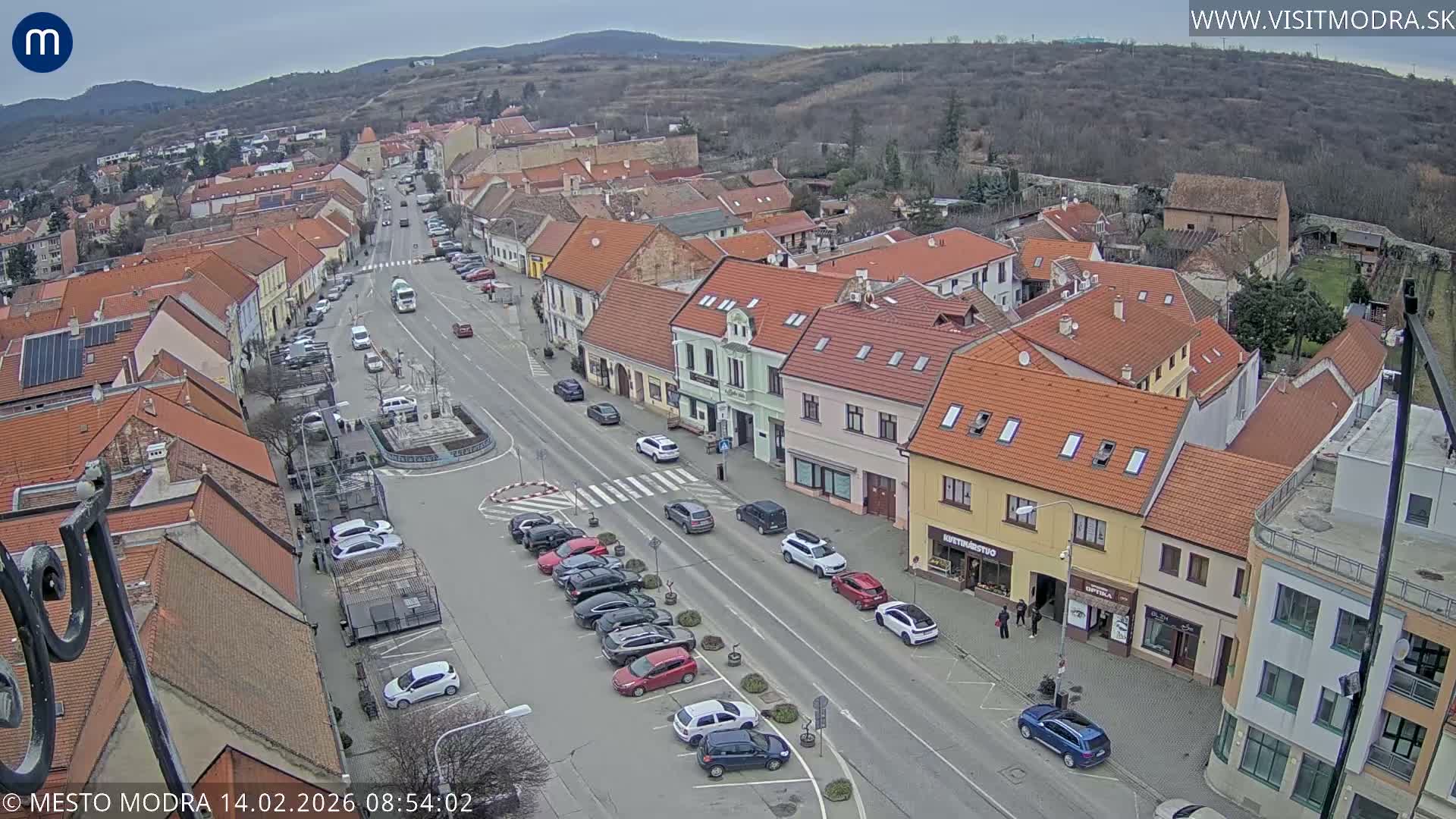 Modra North View Skyline Live Cam - Modra, Okres Pezinok, Bratislava, Slovakia