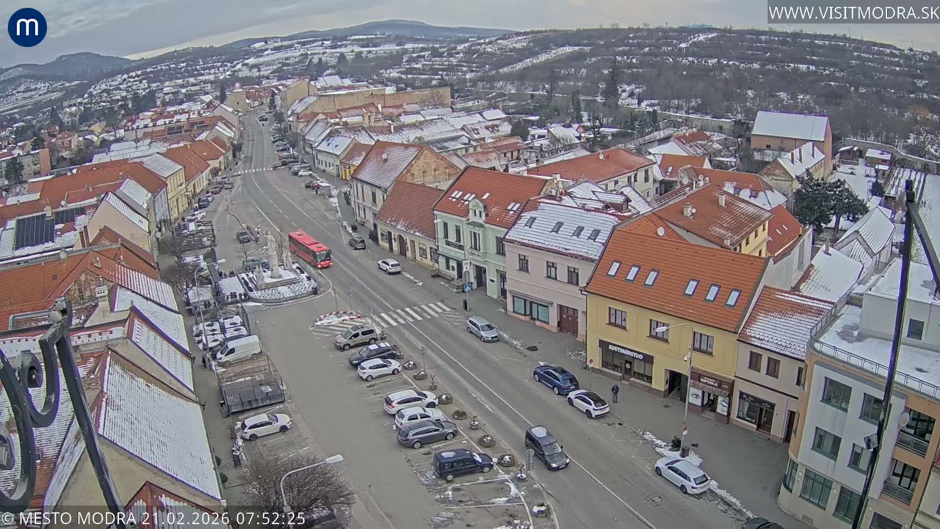 Modra North View Skyline Live Cam - Modra, Okres Pezinok, Bratislava, Slovakia