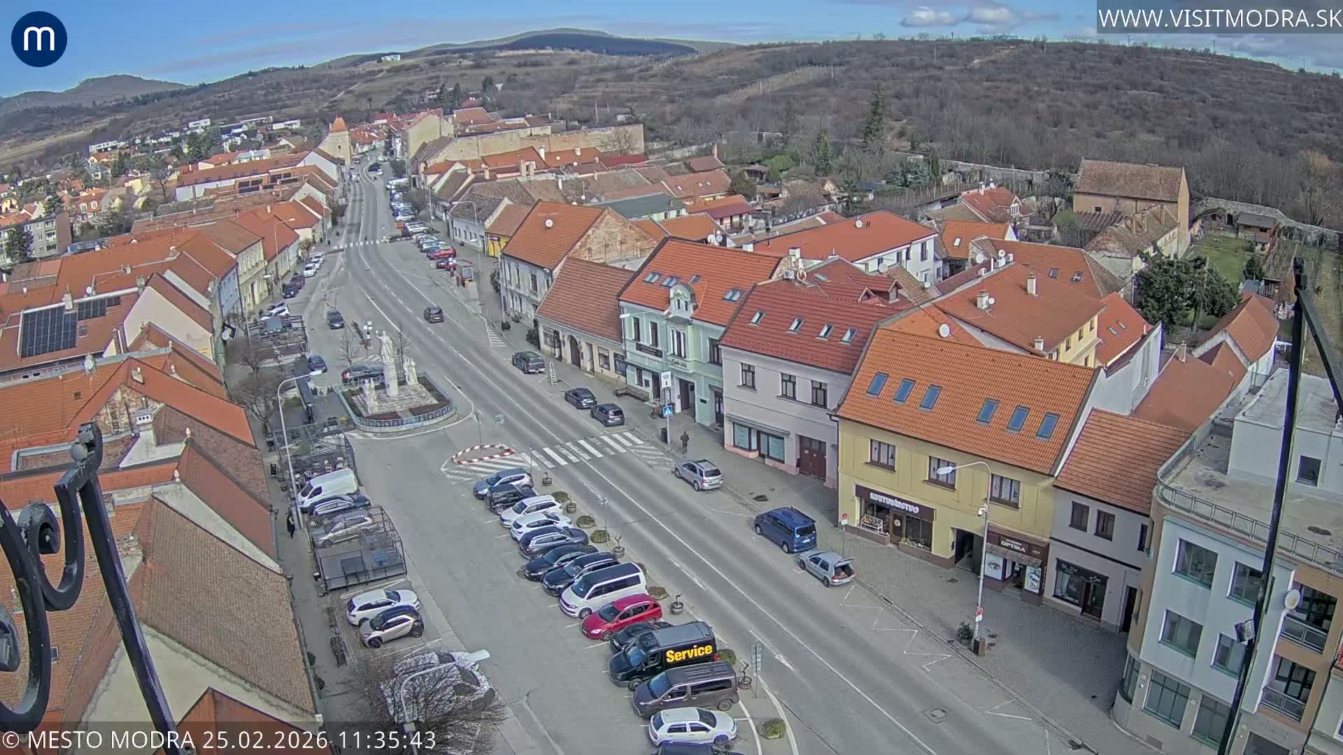 Modra North View Skyline Live Cam - Modra, Okres Pezinok, Bratislava, Slovakia