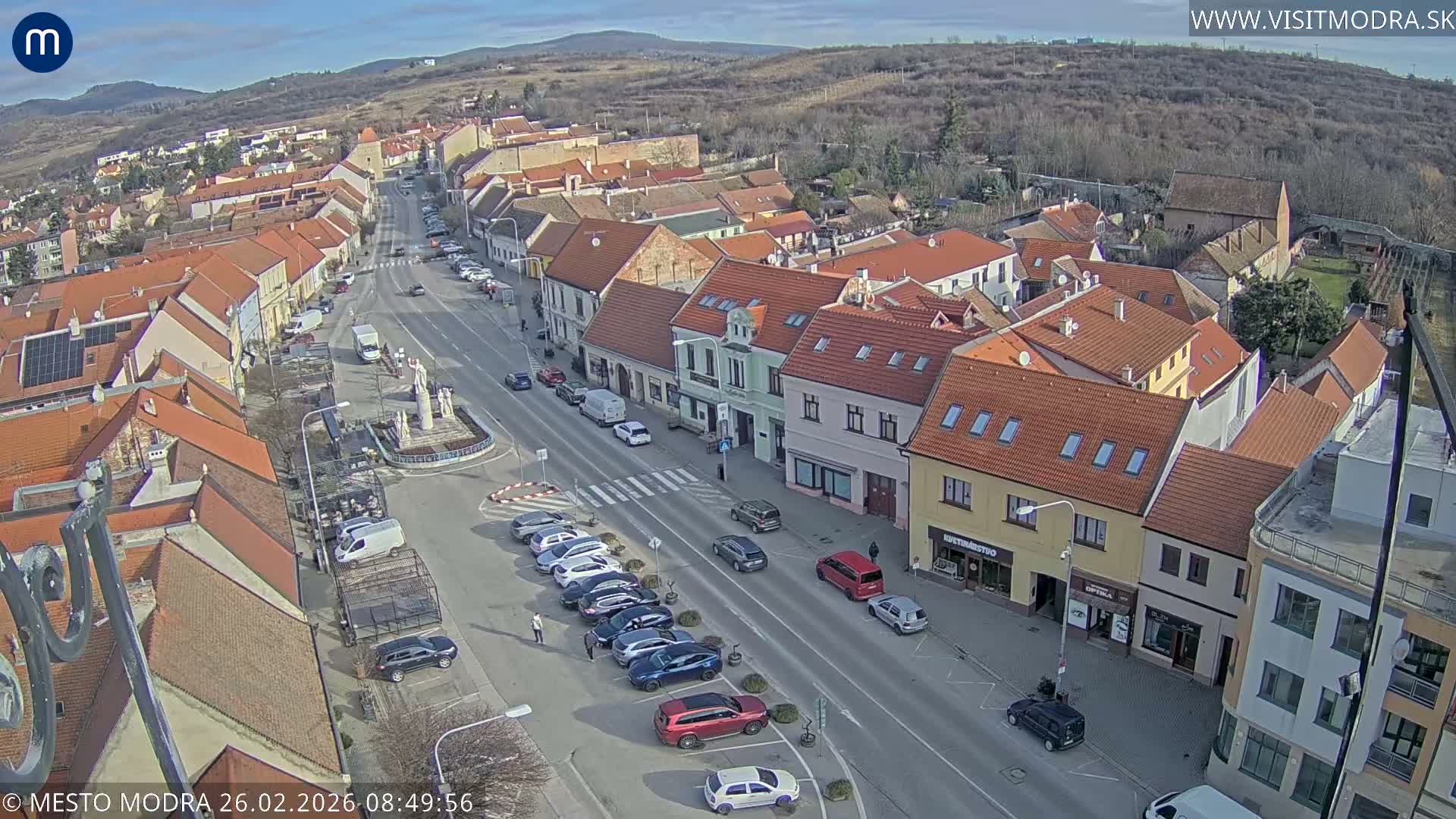 Modra North View Skyline Live Cam - Modra, Okres Pezinok, Bratislava, Slovakia