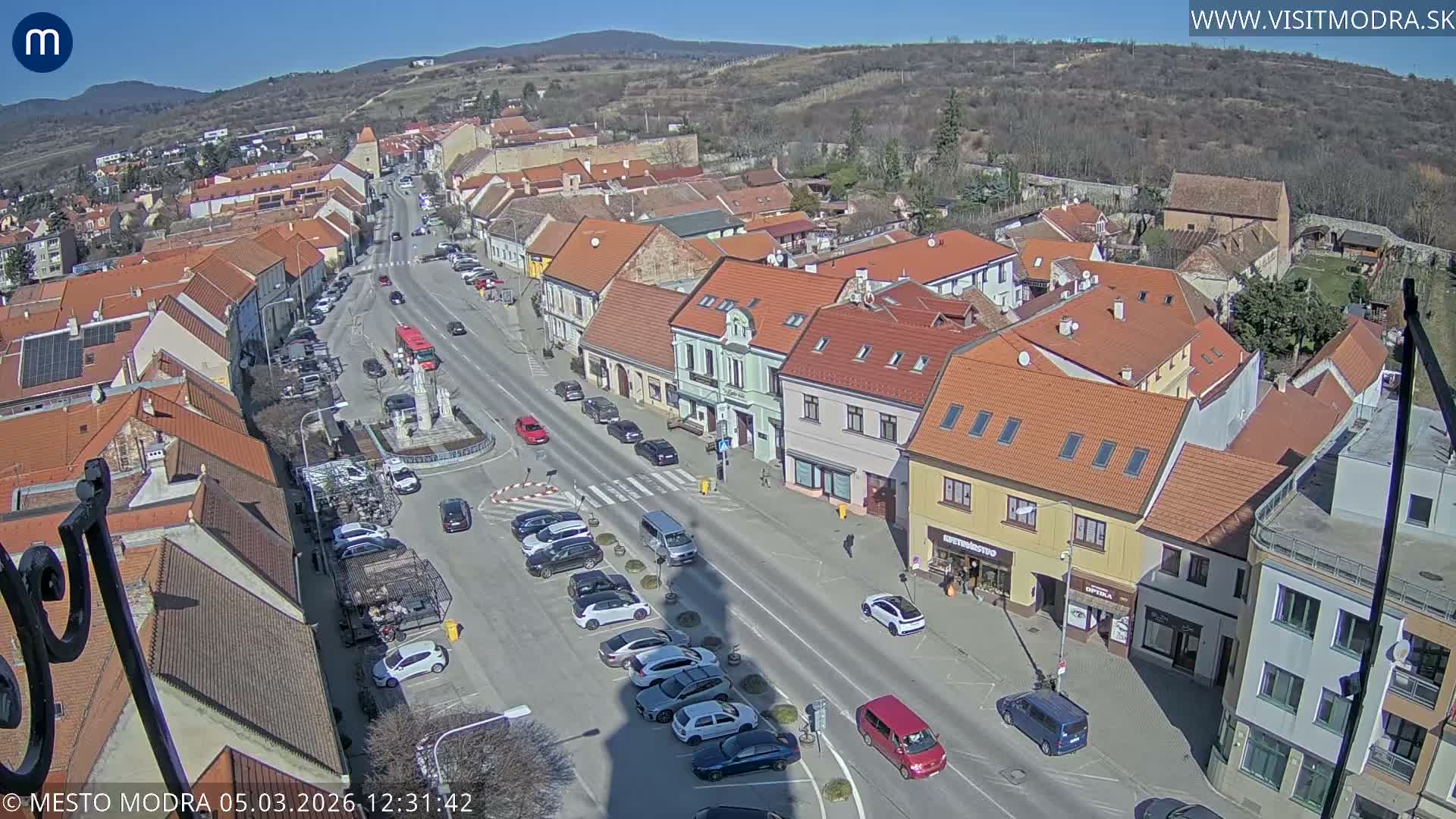 Modra North View Skyline Live Cam - Modra, Okres Pezinok, Bratislava, Slovakia