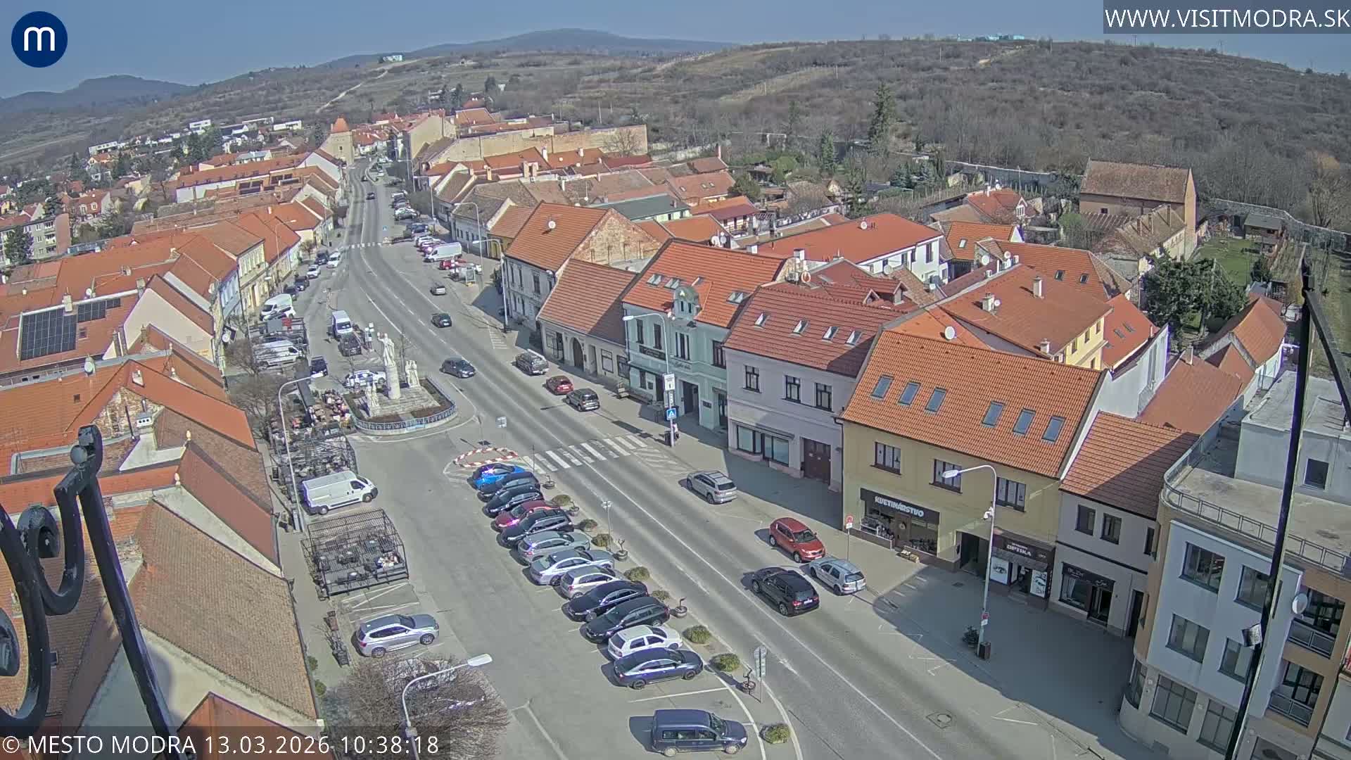 Modra North View Skyline Live Cam - Modra, Okres Pezinok, Bratislava, Slovakia