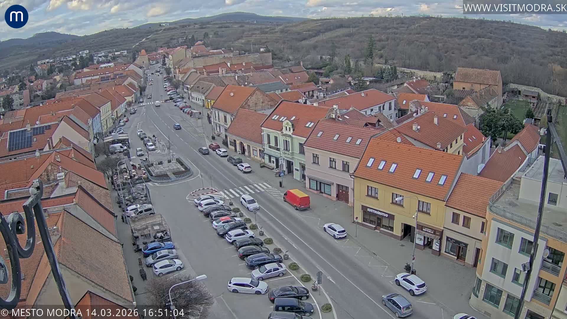 Modra North View Skyline Live Cam - Modra, Okres Pezinok, Bratislava, Slovakia