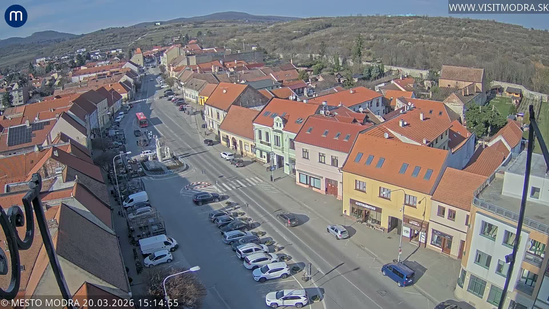 Modra North View Skyline Live Cam - Modra, Okres Pezinok, Bratislava, Slovakia