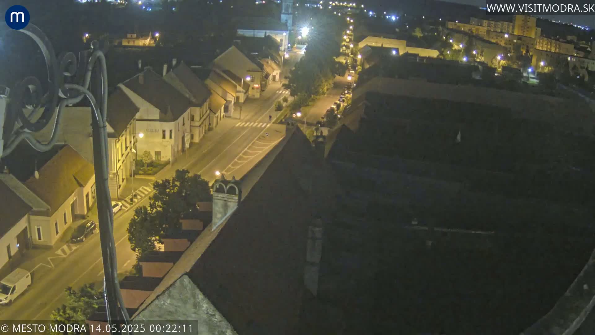 Modra South View Skyline Live Cam - Modra, Okres Pezinok, Bratislava, Slovakia
