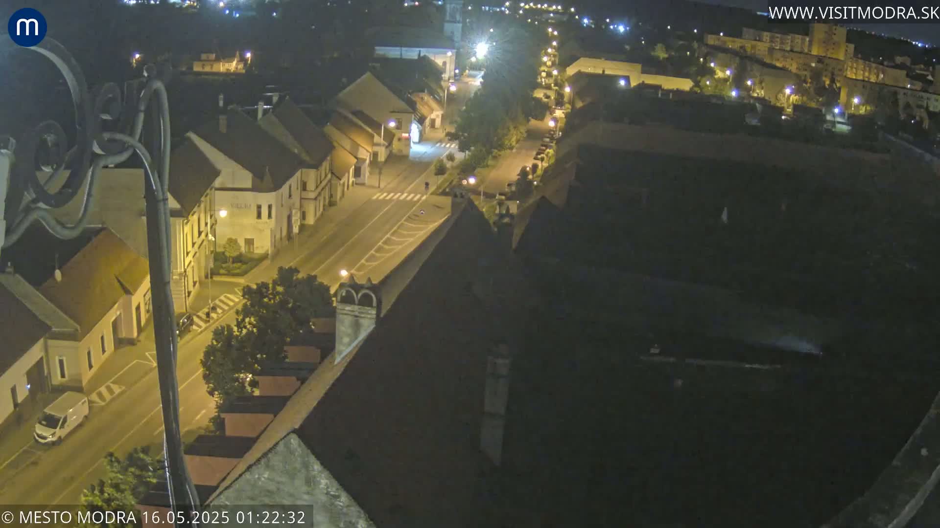 Modra South View Skyline Live Cam - Modra, Okres Pezinok, Bratislava, Slovakia