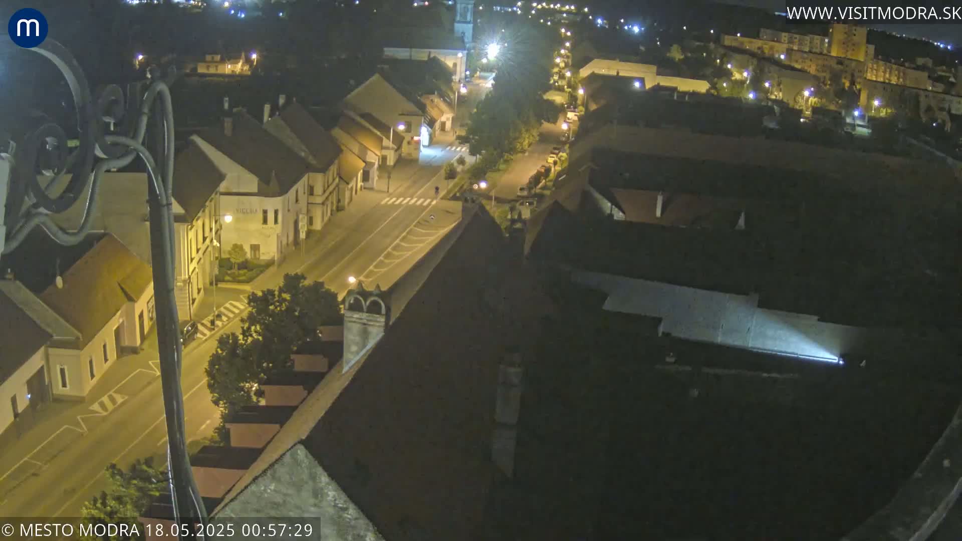 Modra South View Skyline Live Cam - Modra, Okres Pezinok, Bratislava, Slovakia