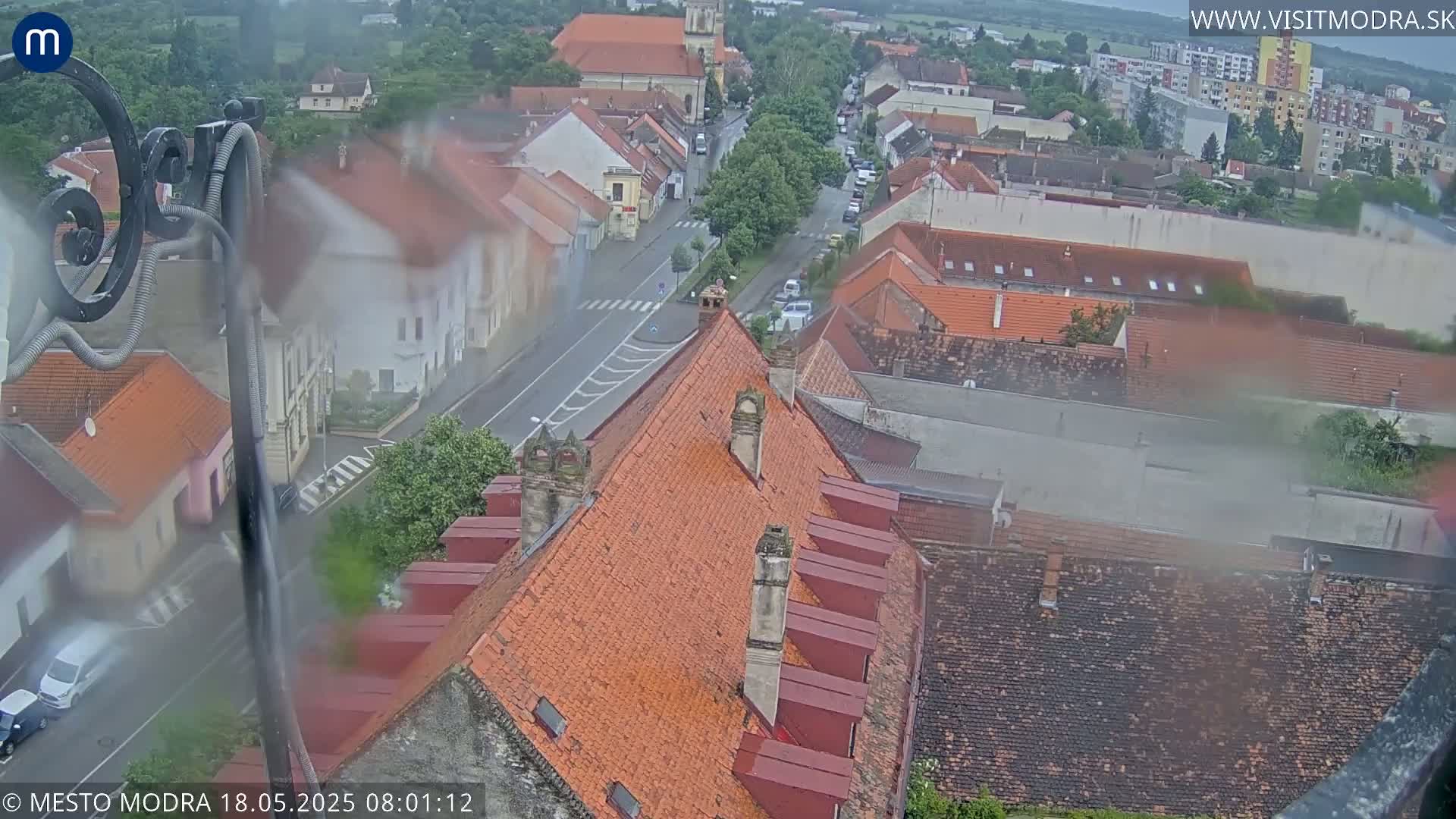Modra South View Skyline Live Cam - Modra, Okres Pezinok, Bratislava, Slovakia