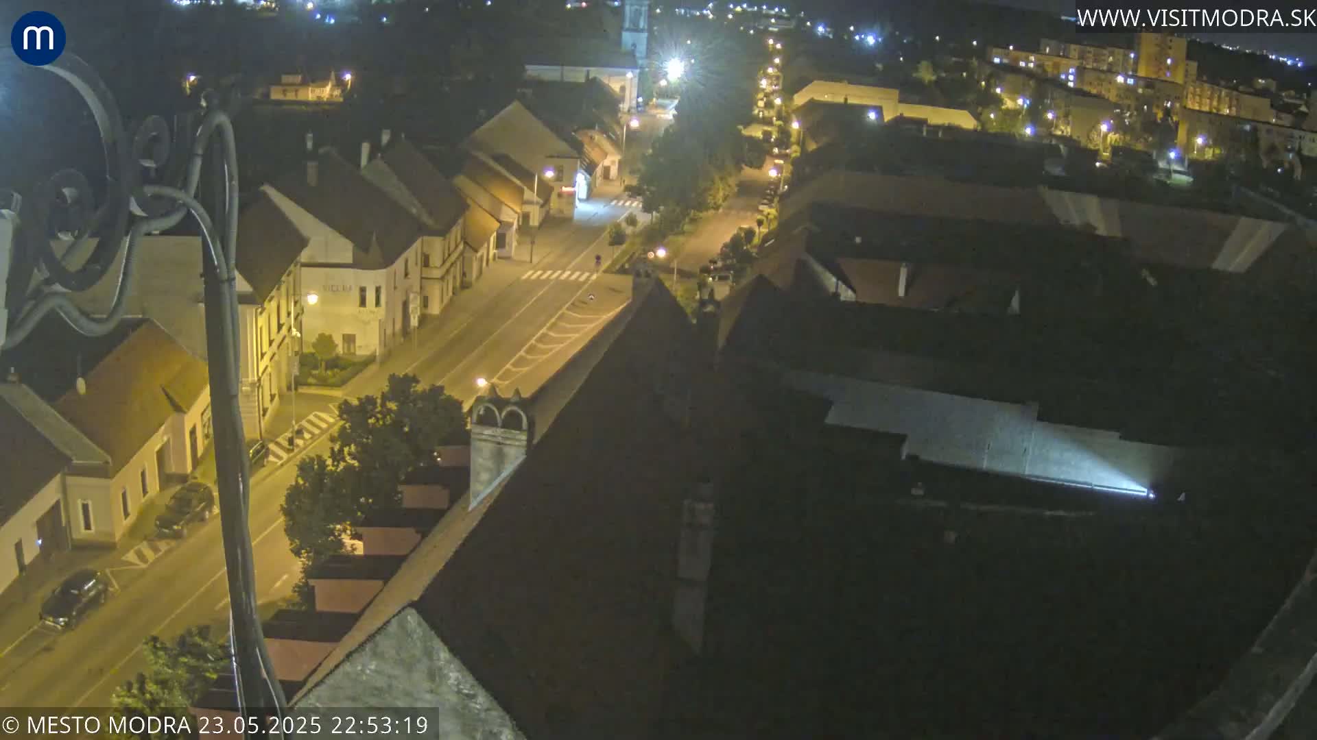 Modra South View Skyline Live Cam - Modra, Okres Pezinok, Bratislava, Slovakia