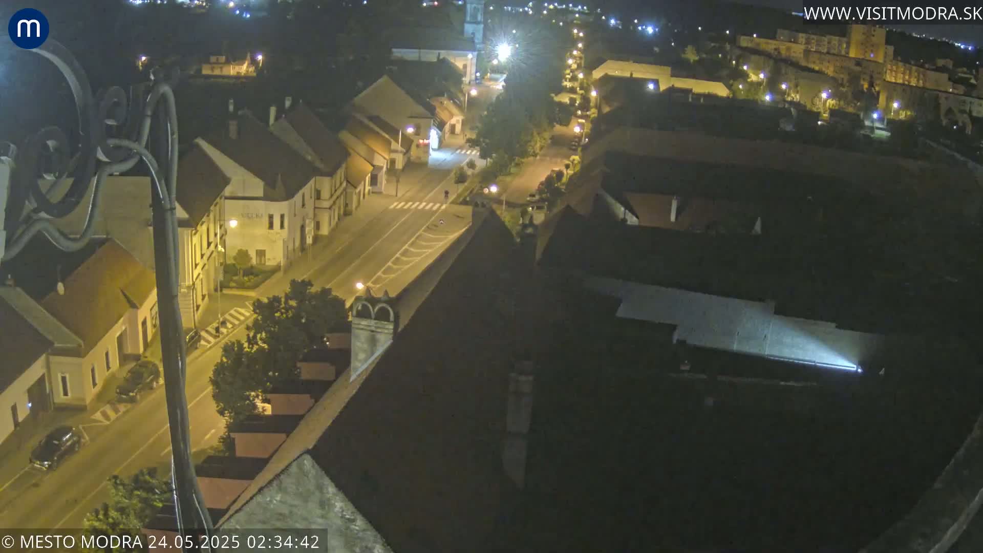 Modra South View Skyline Live Cam - Modra, Okres Pezinok, Bratislava, Slovakia