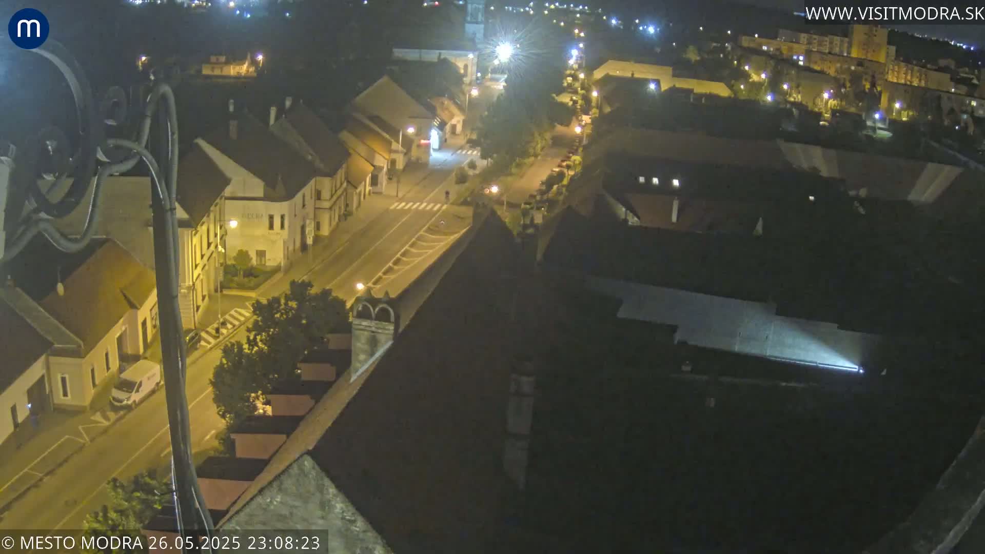 Modra South View Skyline Live Cam - Modra, Okres Pezinok, Bratislava, Slovakia