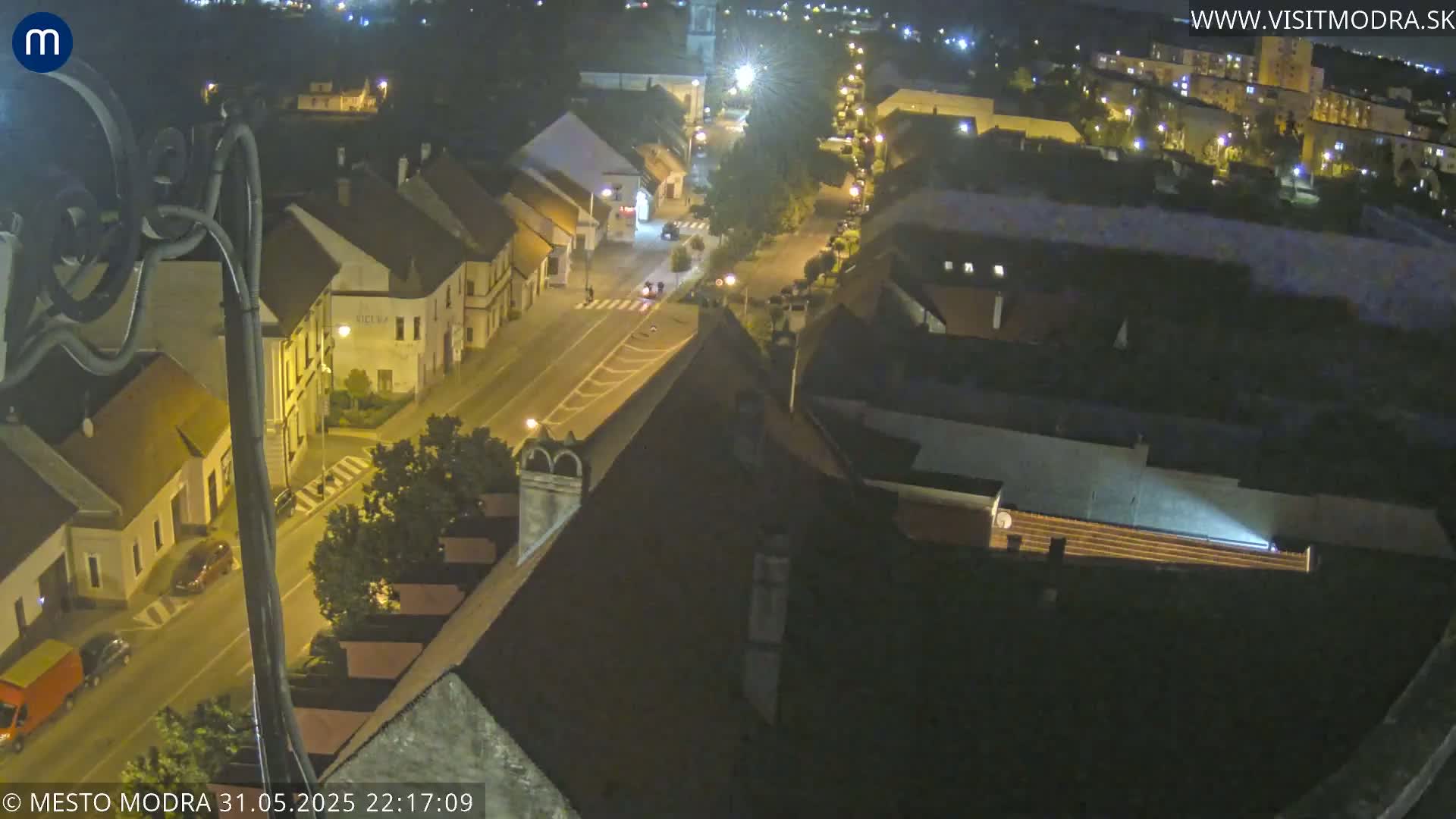 Modra South View Skyline Live Cam - Modra, Okres Pezinok, Bratislava, Slovakia