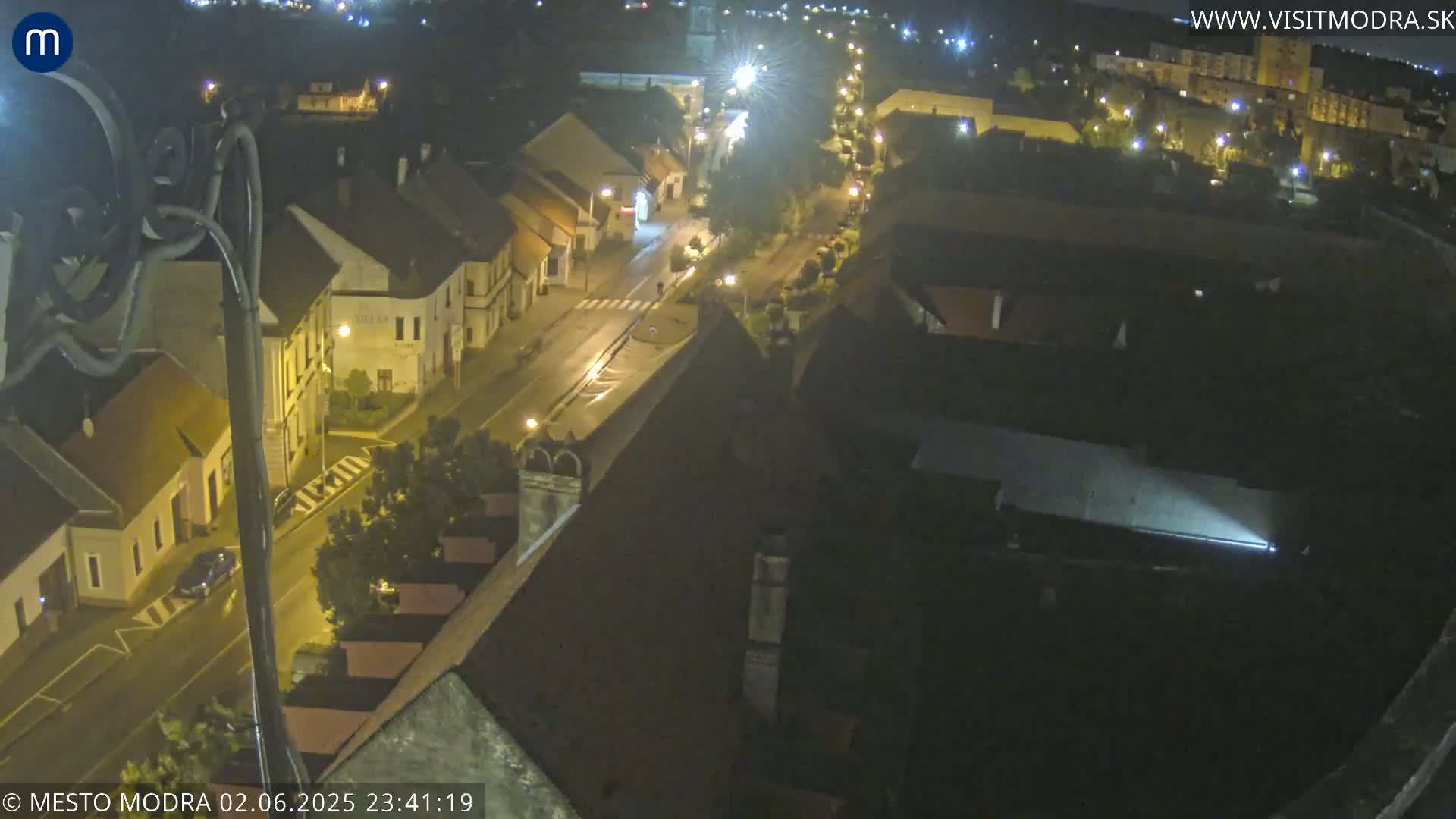 Modra South View Skyline Live Cam - Modra, Okres Pezinok, Bratislava, Slovakia