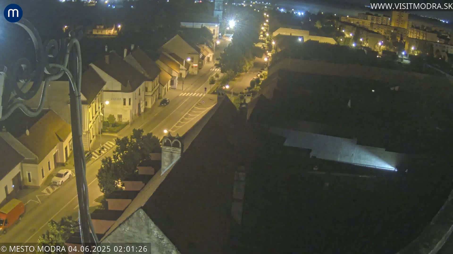Modra South View Skyline Live Cam - Modra, Okres Pezinok, Bratislava, Slovakia