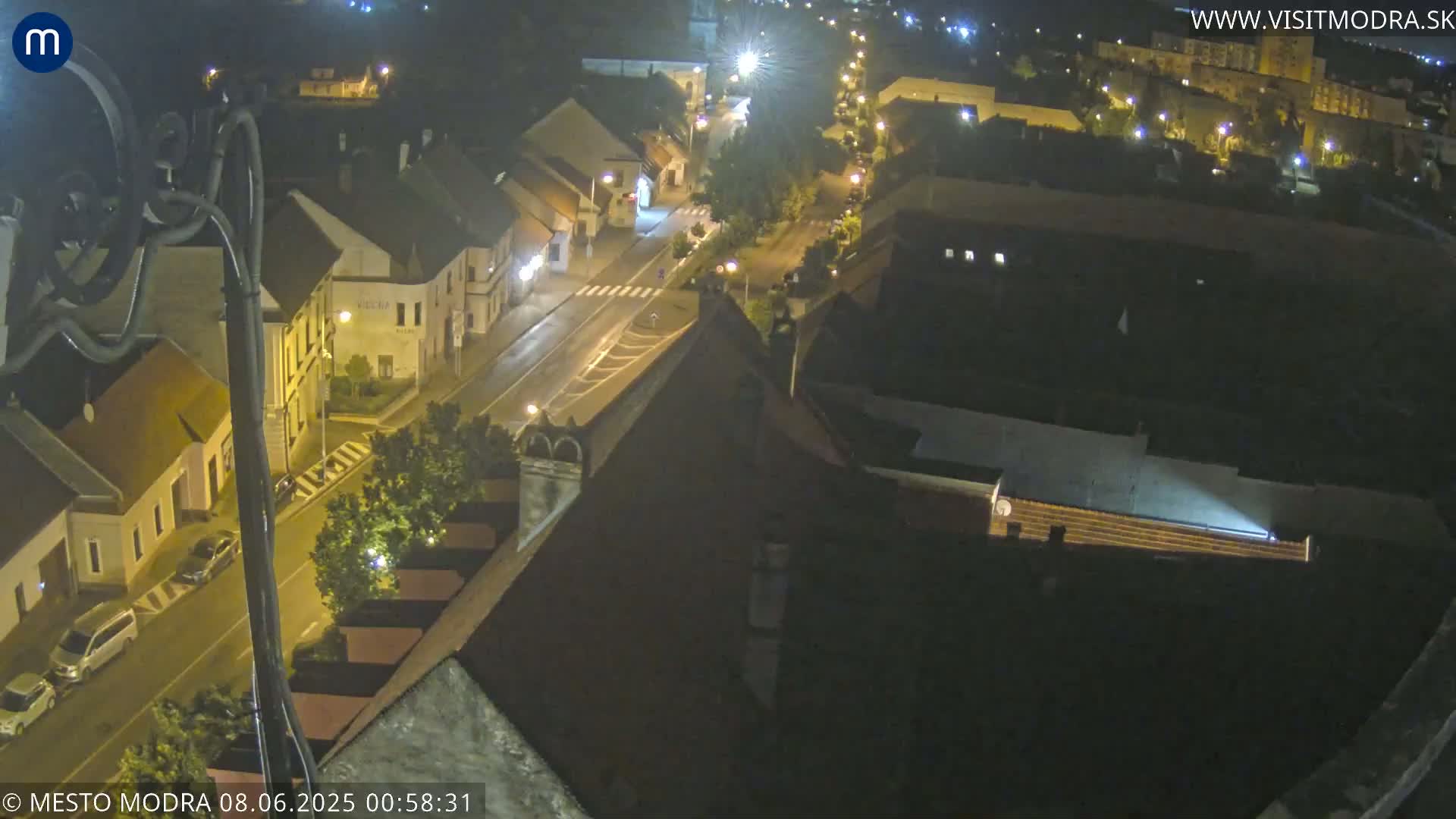 Modra South View Skyline Live Cam - Modra, Okres Pezinok, Bratislava, Slovakia